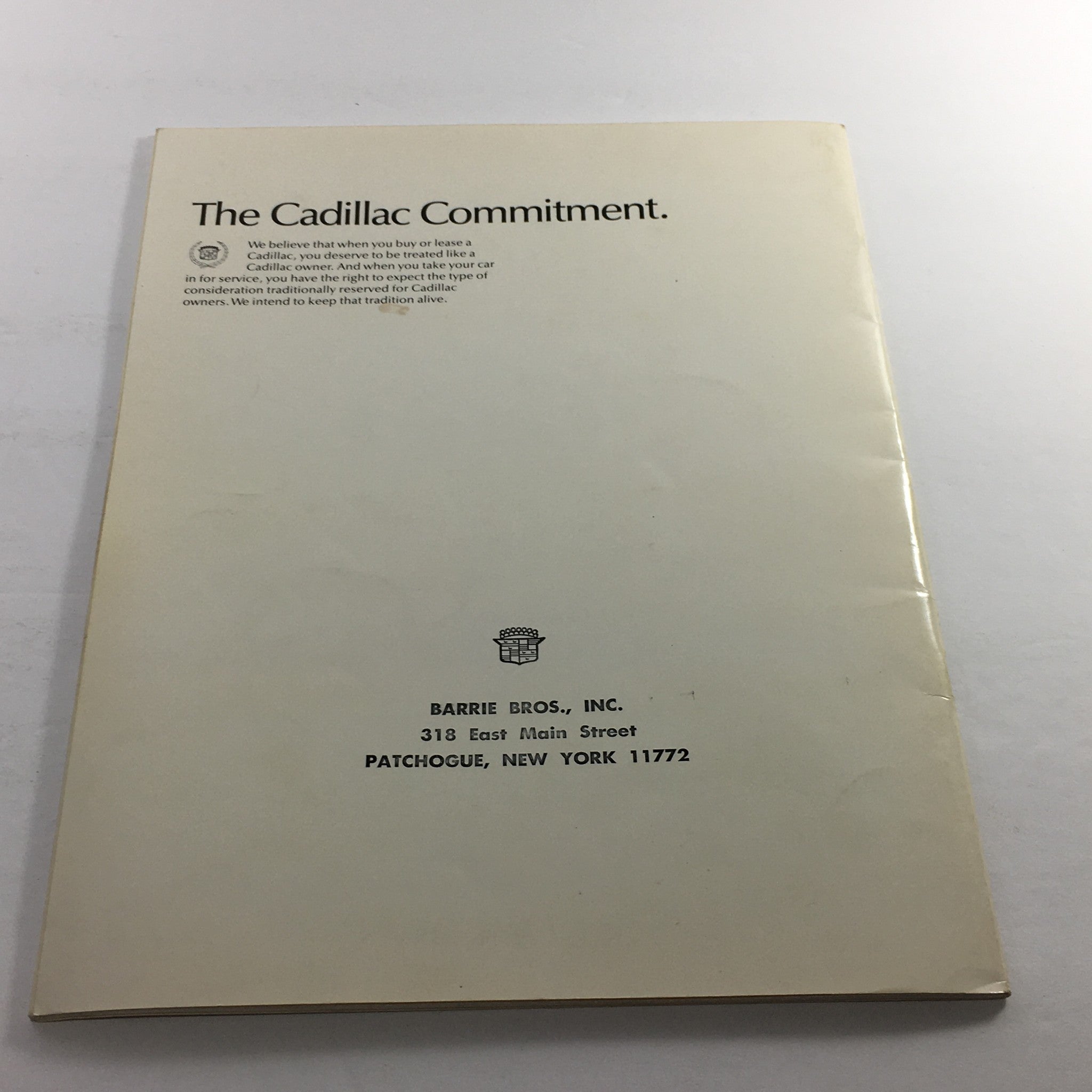 1982 Cadillac Coupe DeVille Sedan DeVille Dealership Car Auto Brochure Catalog