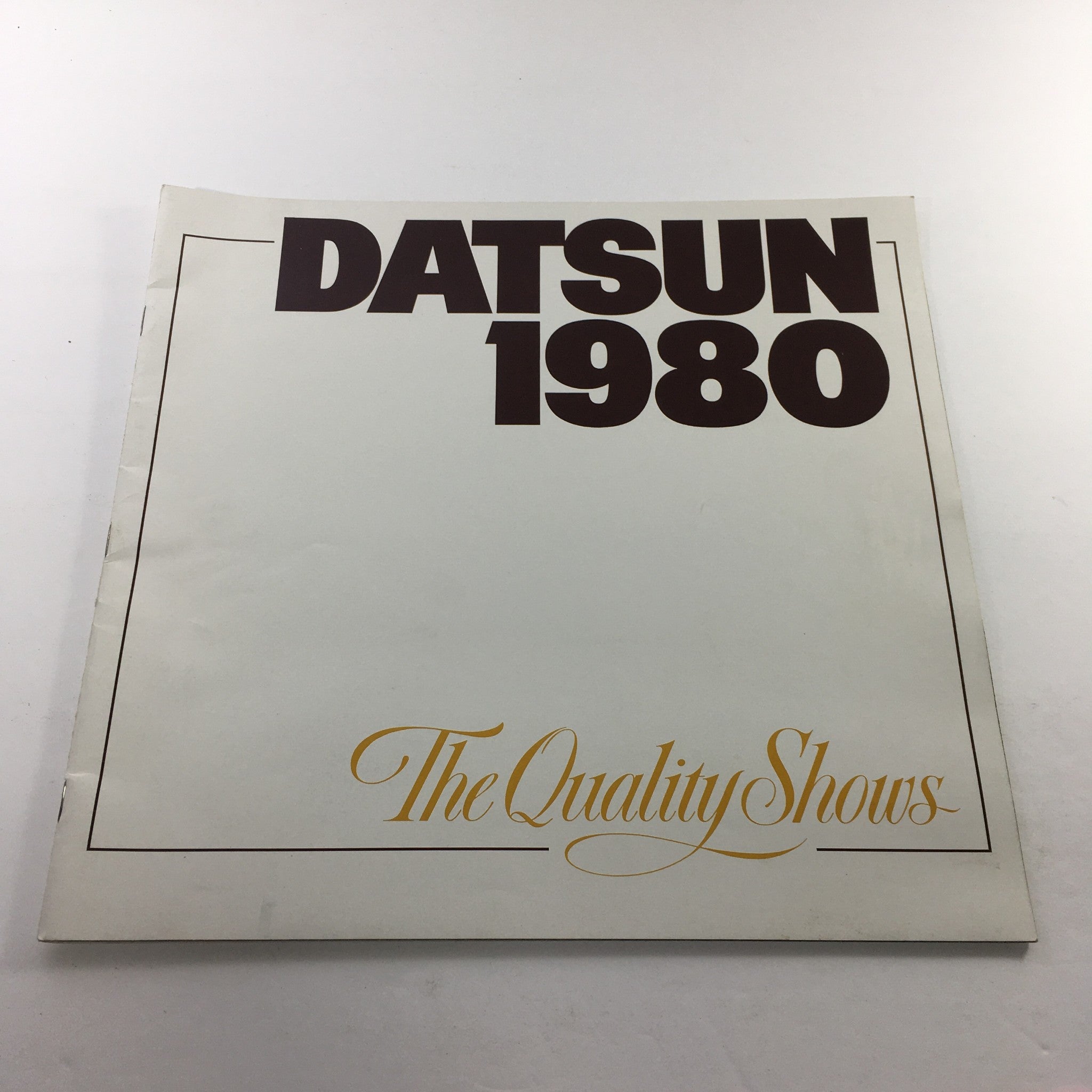 1980 Datsun Quality Shows Dealership Car Auto Brochure Catalog