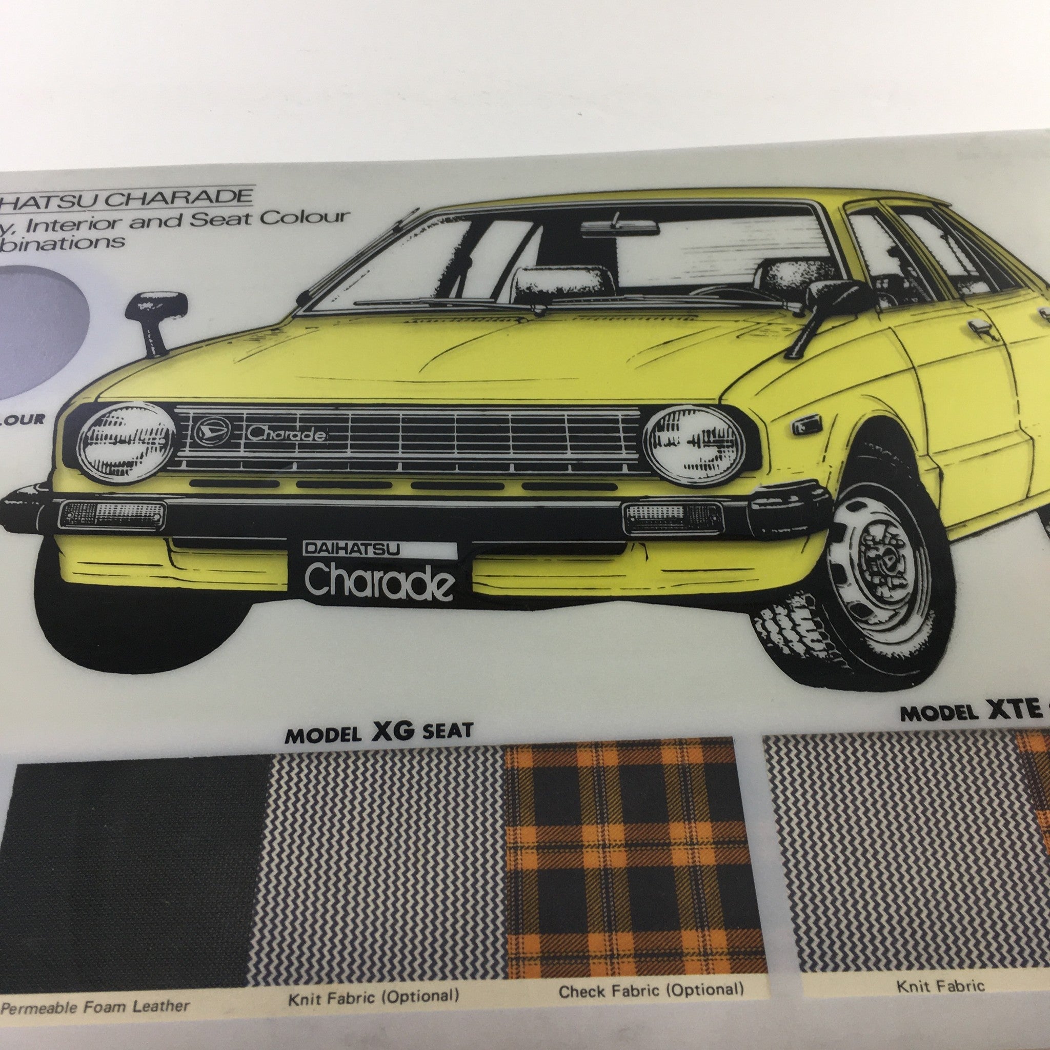 1980s Daihatsu Charade Dealership Car Auto Brochure Catalog