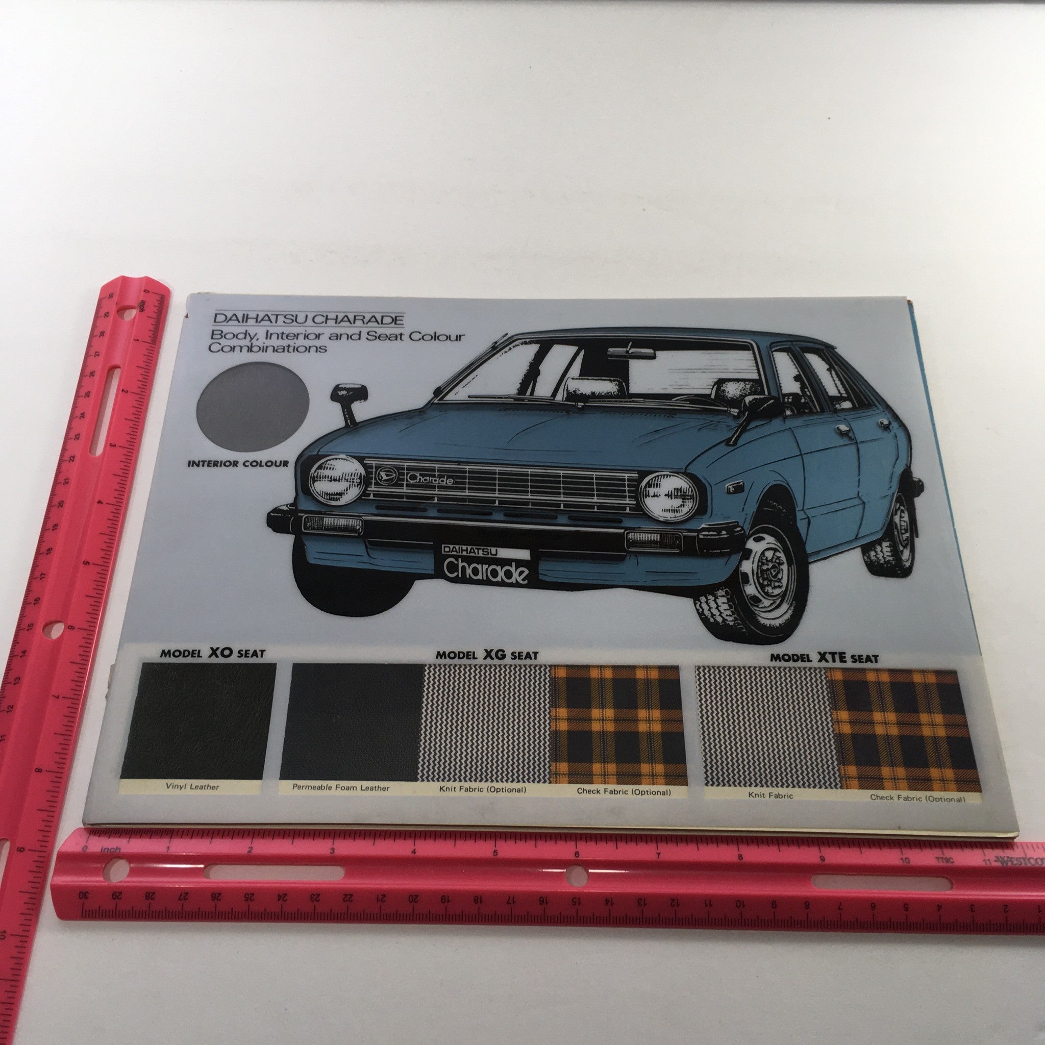 1980s Daihatsu Charade Dealership Car Auto Brochure Catalog