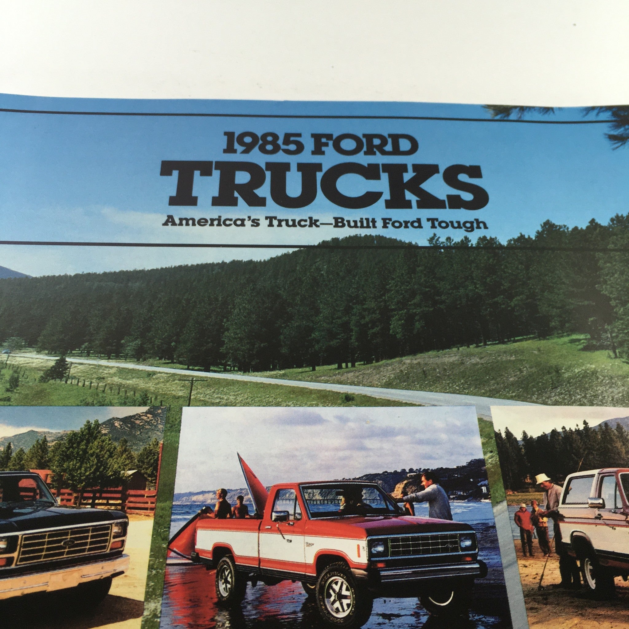 1985 Ford Trucks Ranger 4x4 4x2 Dealership Car Auto Brochure Catalog