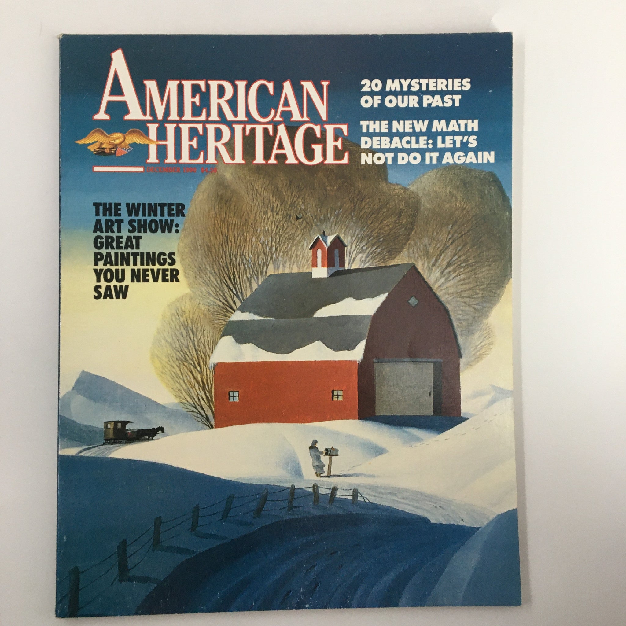 American Heritage Magazine December 1990 The Winter Art Show No Label VG