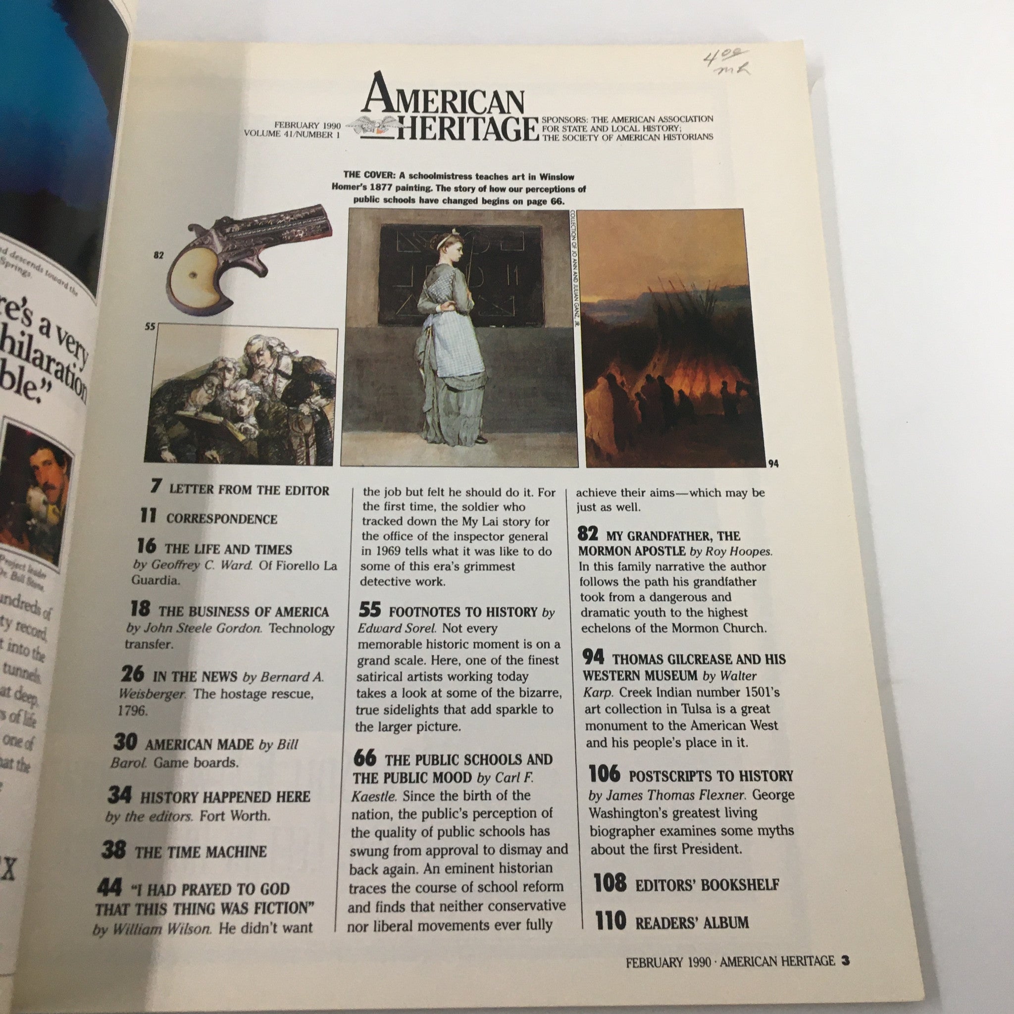 American Heritage Magazine February 1990 The Untold Story of My Lai No Label VG