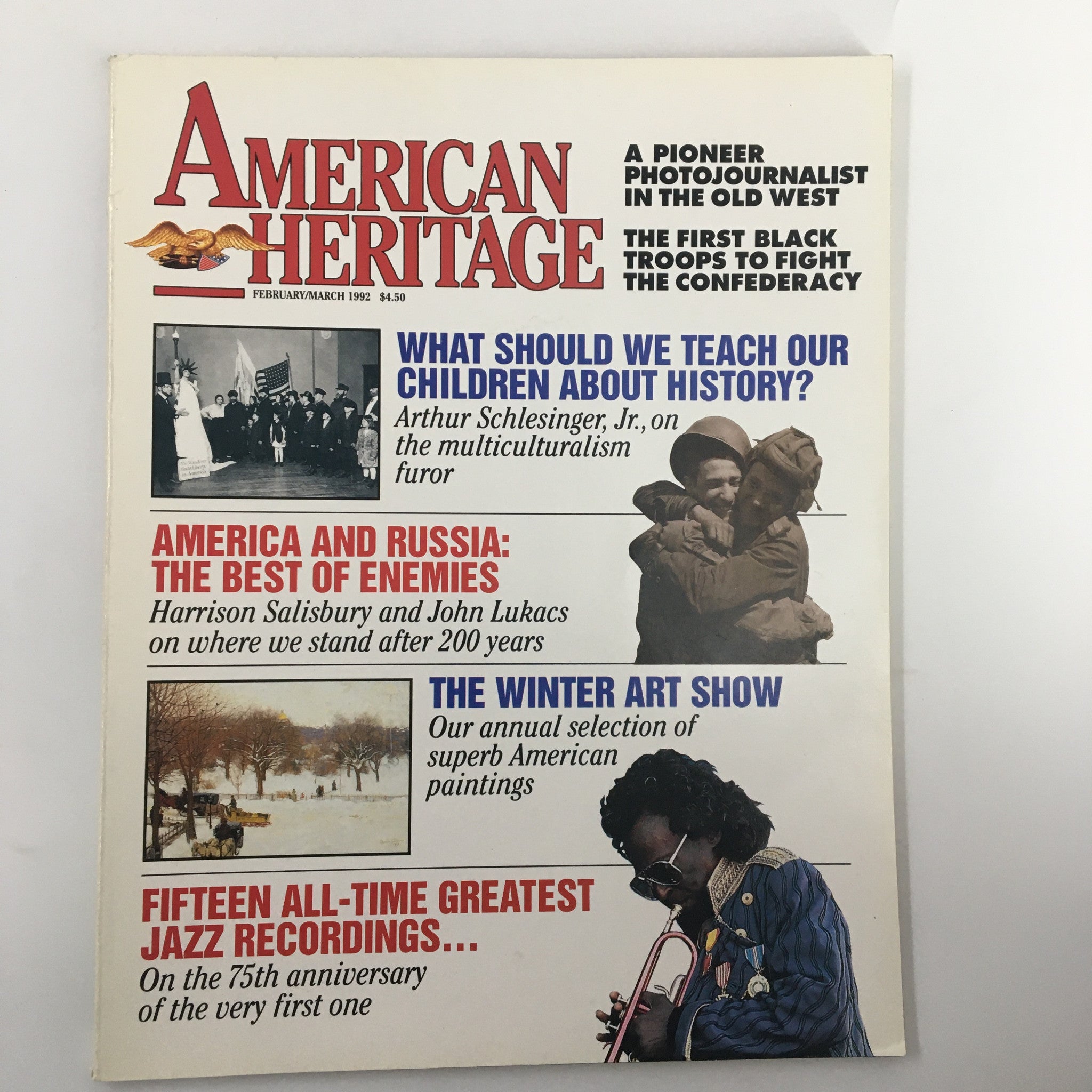 American Heritage Magazine February 1992 The Winter Art Show No Label VG