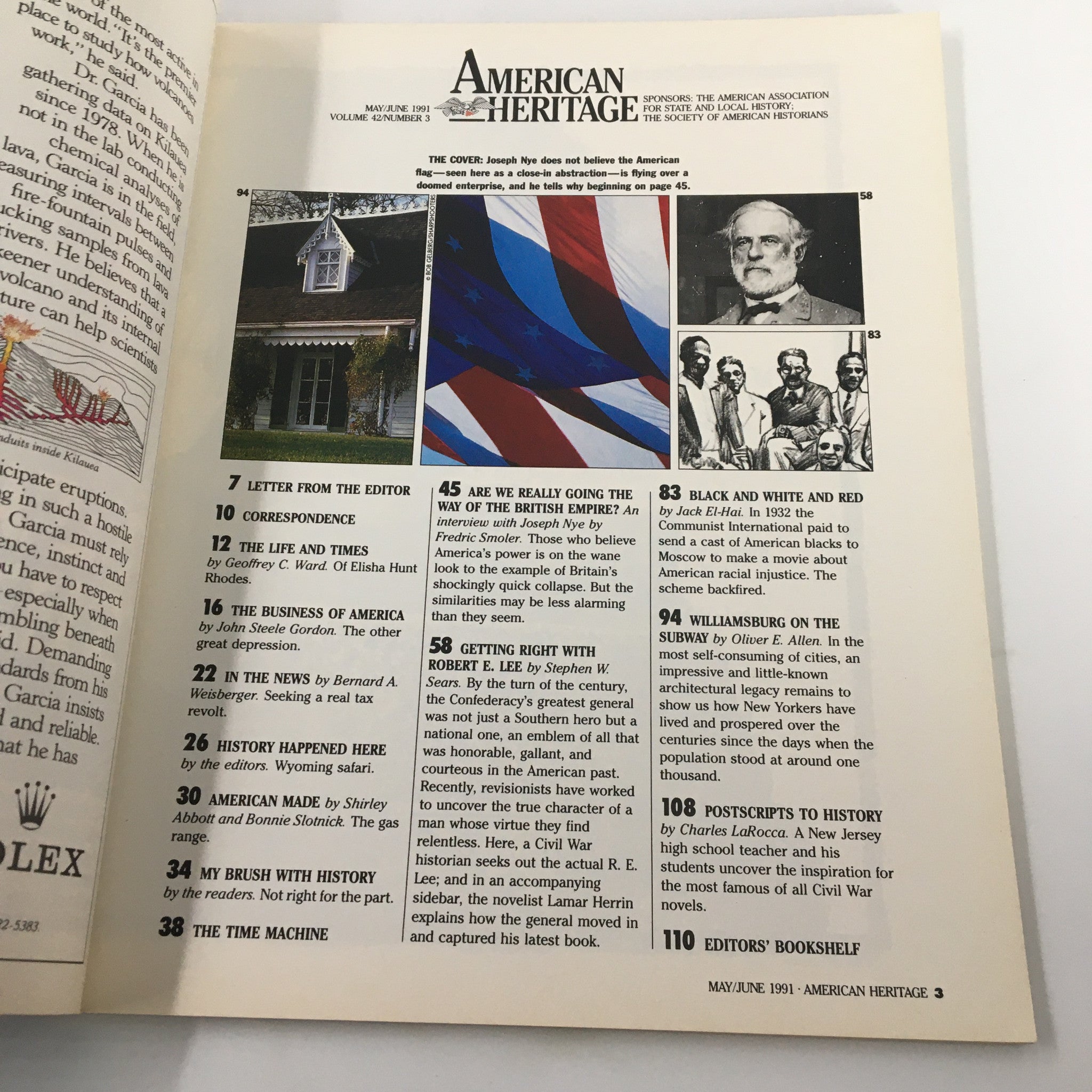 American Heritage Magazine May 1991 The Way of the British Empire No Label VG