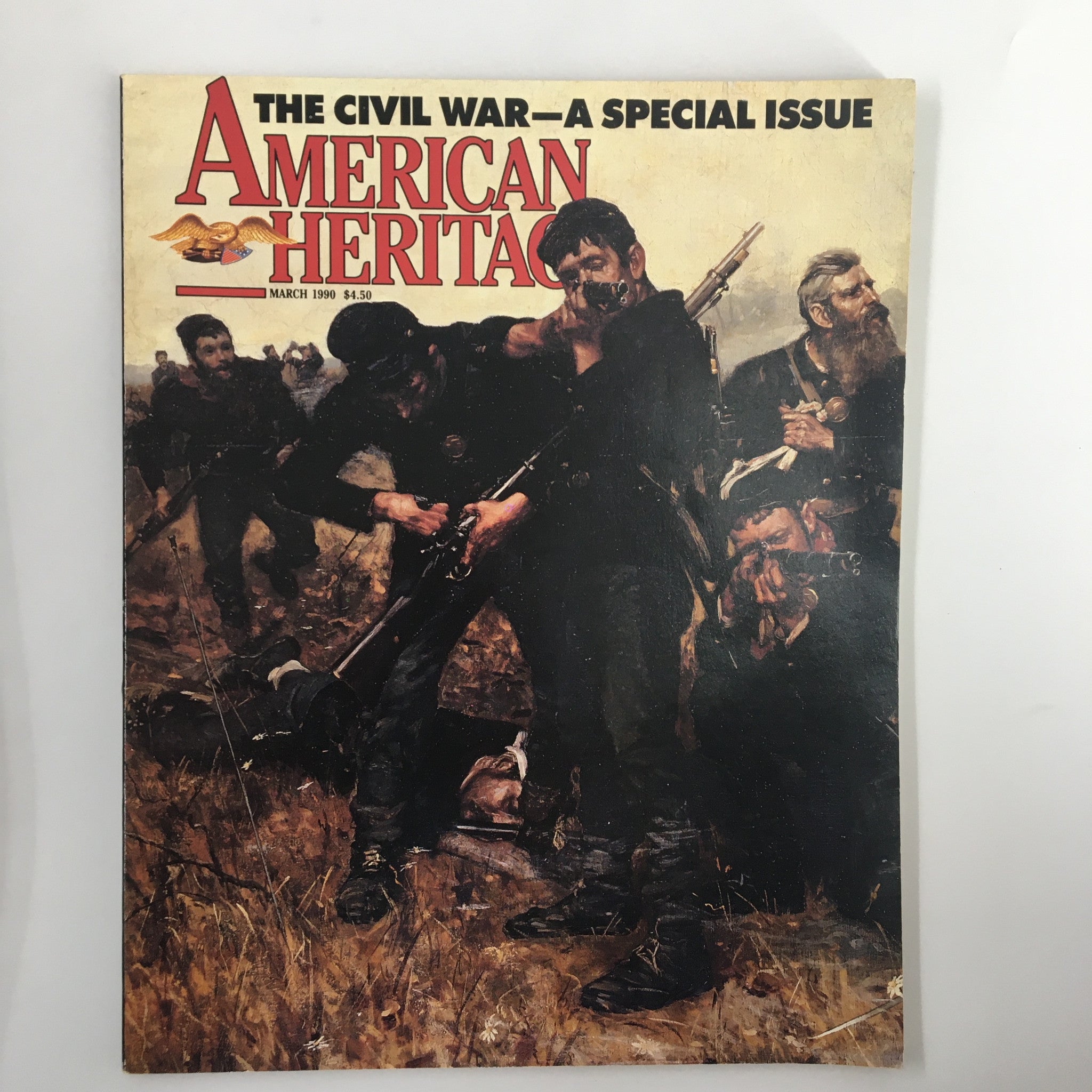 American Heritage Magazine March 1990 The Civil War Special Issue No Label VG