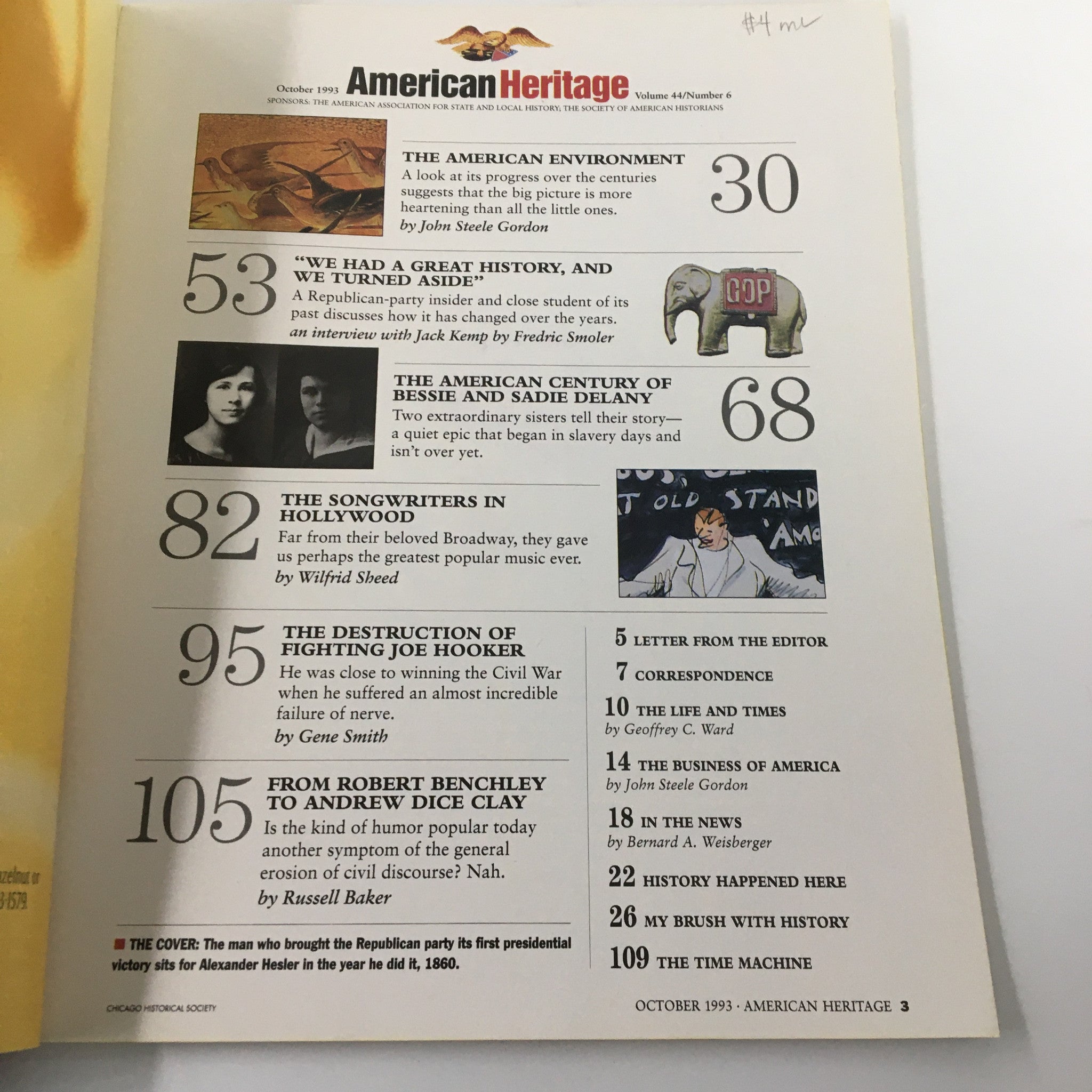 American Heritage Magazine October 1993 The Delany Sisters' Century No Label