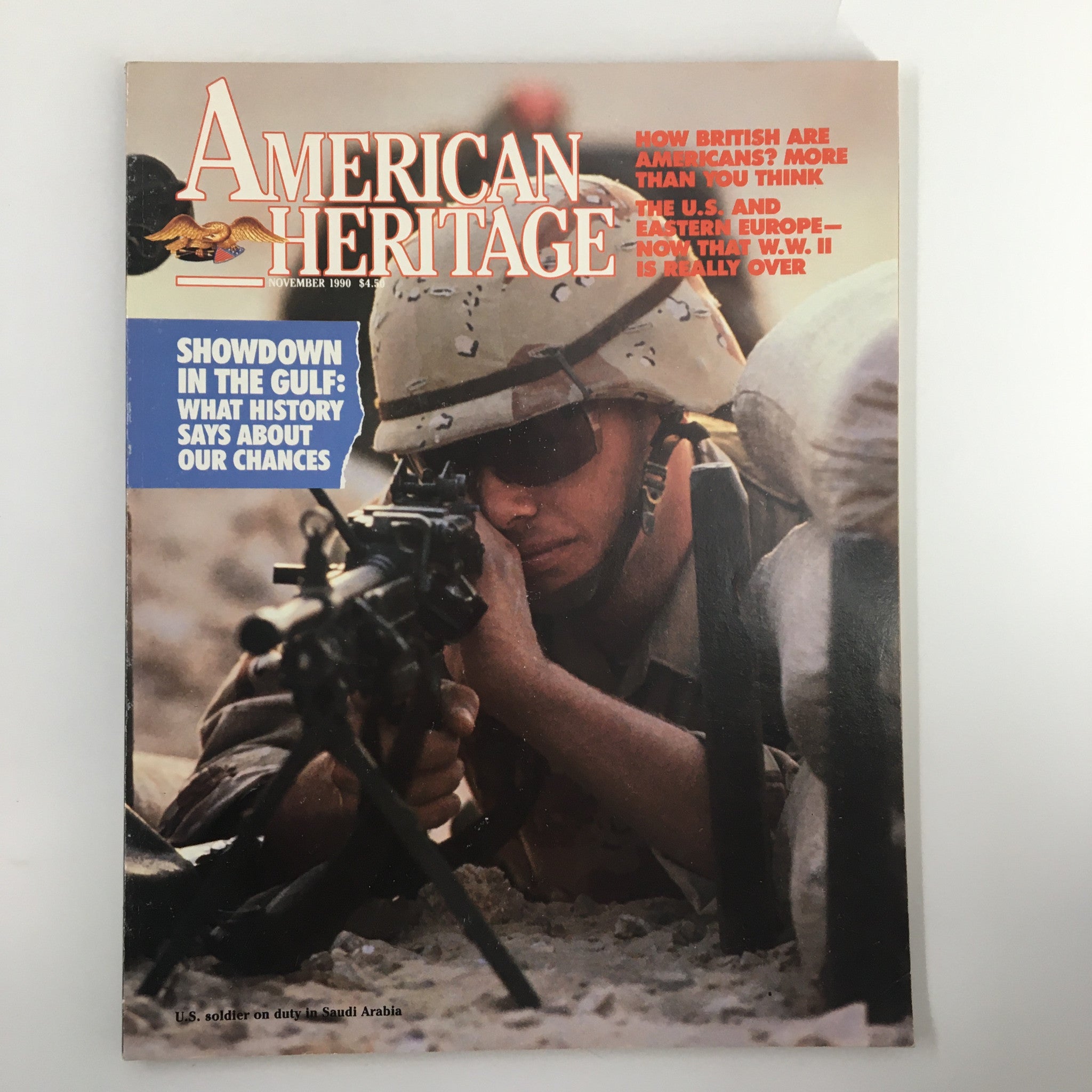 American Heritage Magazine November 1990 The U.S. and Eastern Europe No Label