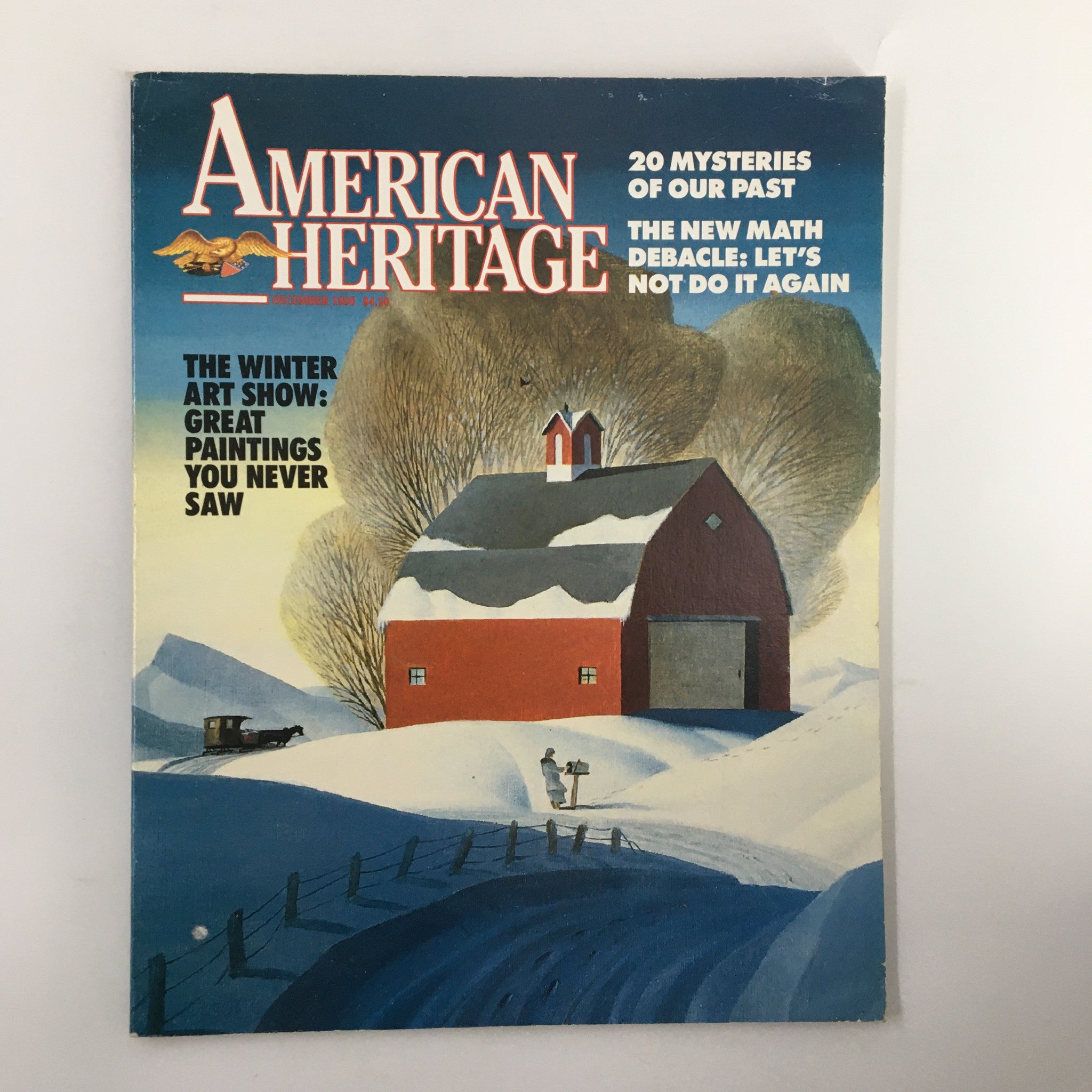 American Heritage Magazine December 1990 Great Paintings You Never Saw No Label