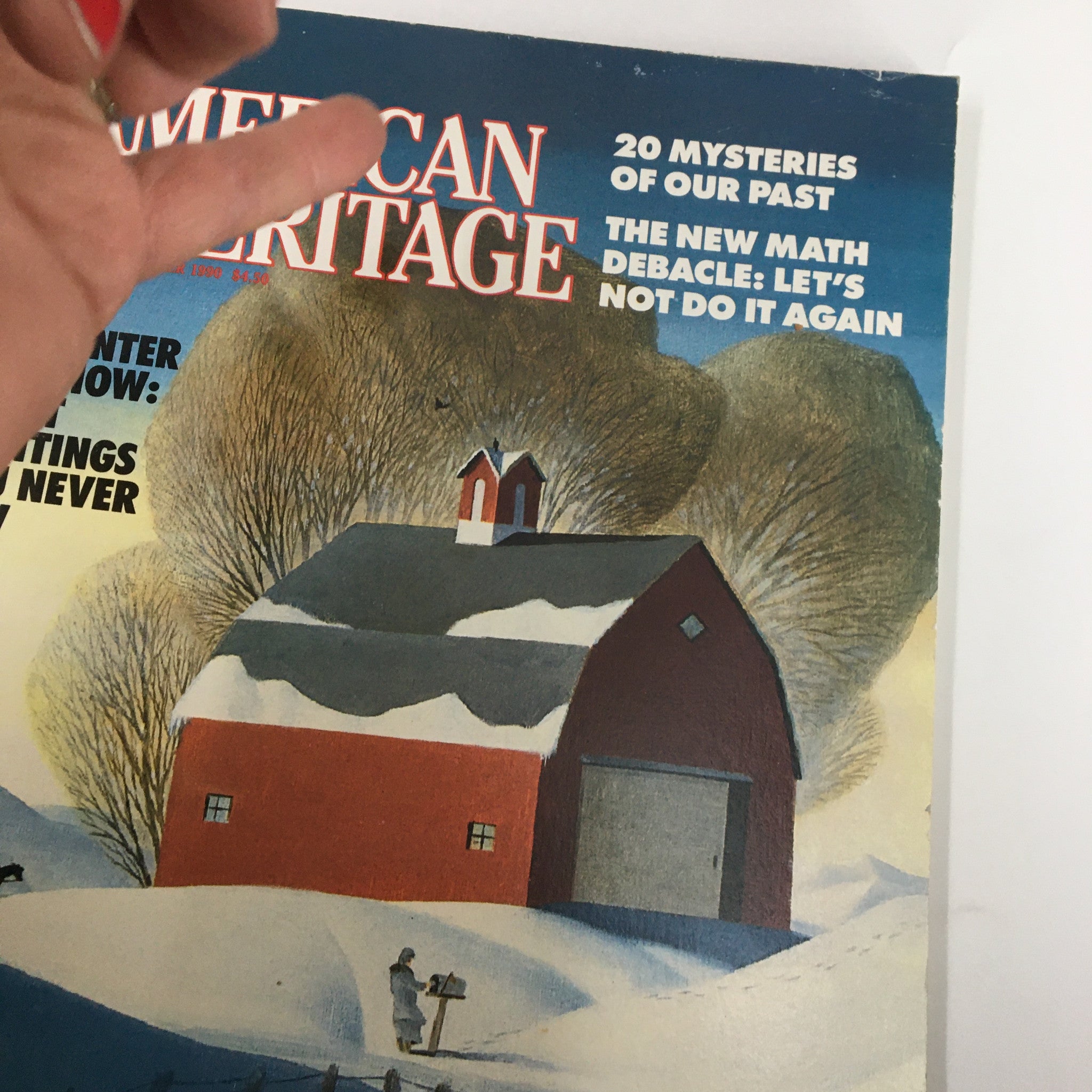 American Heritage Magazine December 1990 Great Paintings You Never Saw No Label