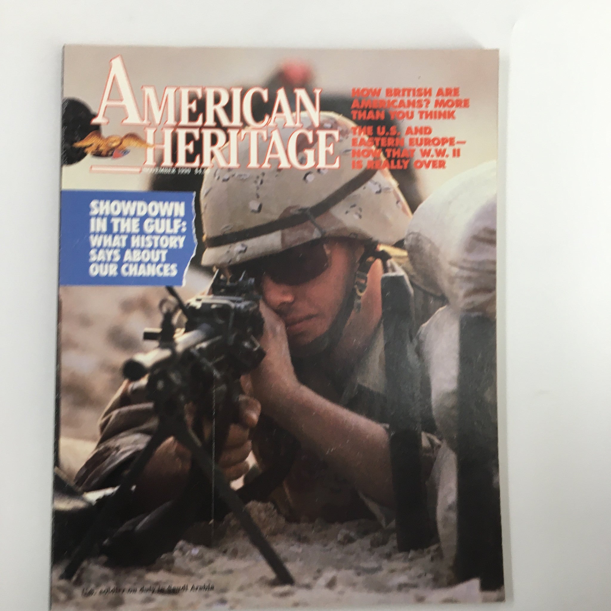 American Heritage Magazine November 1990 The 82nd Airborne Takes Aim No Label