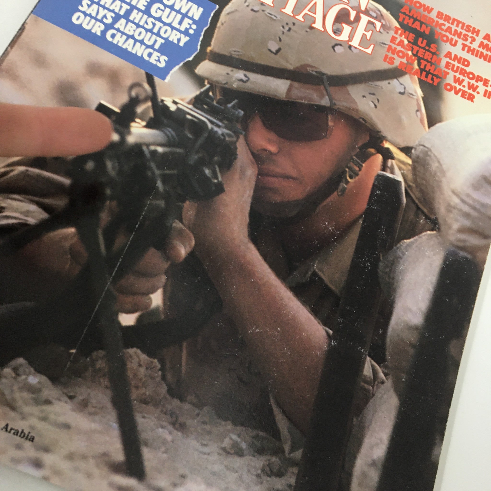 American Heritage Magazine November 1990 The 82nd Airborne Takes Aim No Label