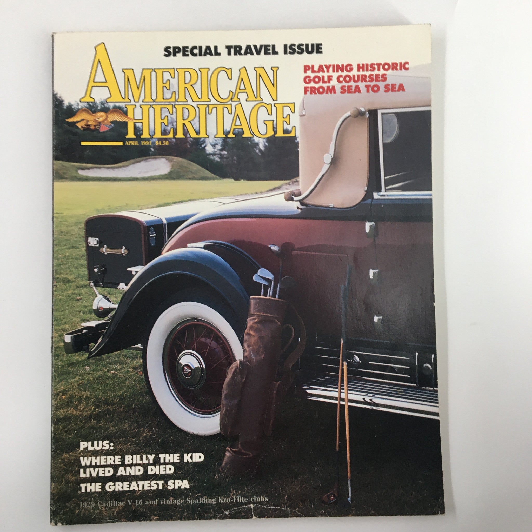 American Heritage Magazine April 1991 The 1929 Cadillac V-16 Roadster No Label