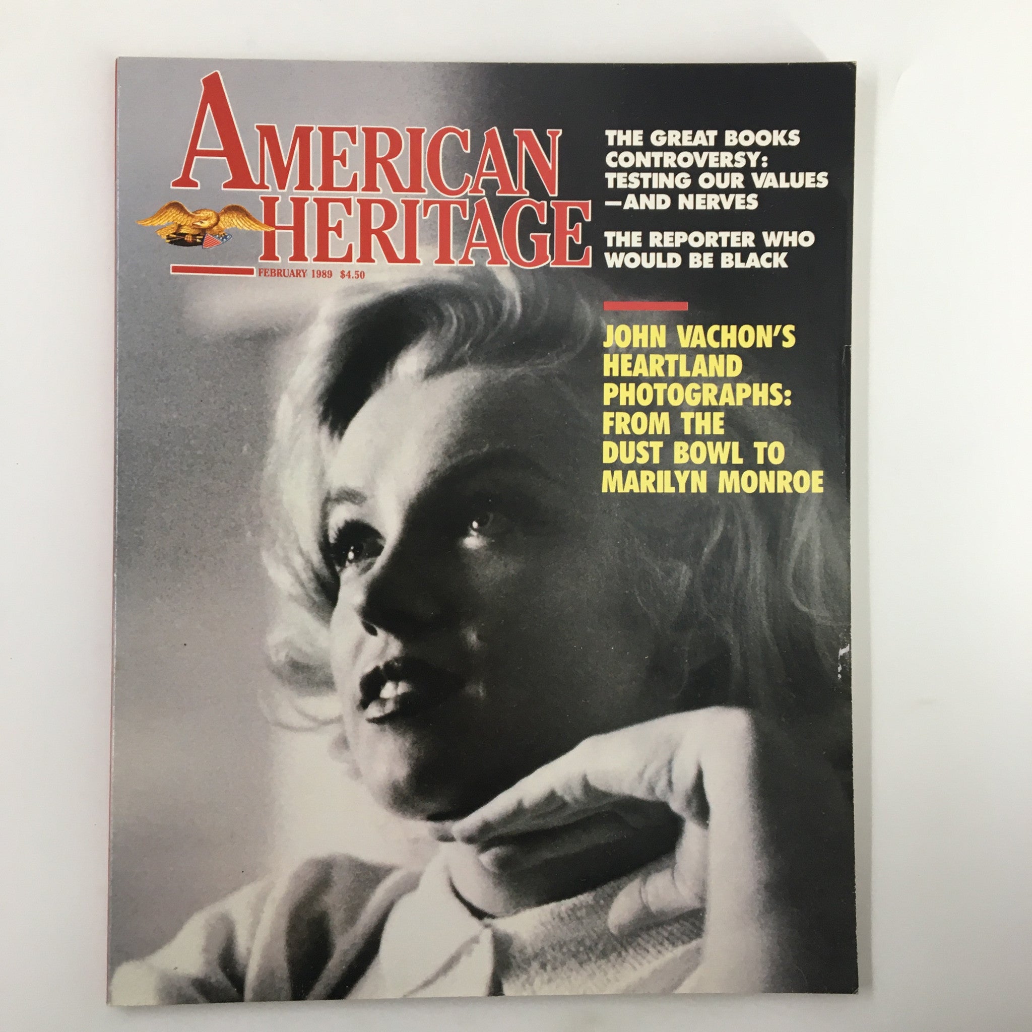 American Heritage Magazine February 1989 Marilyn Monroe in 1953 Photo No Label