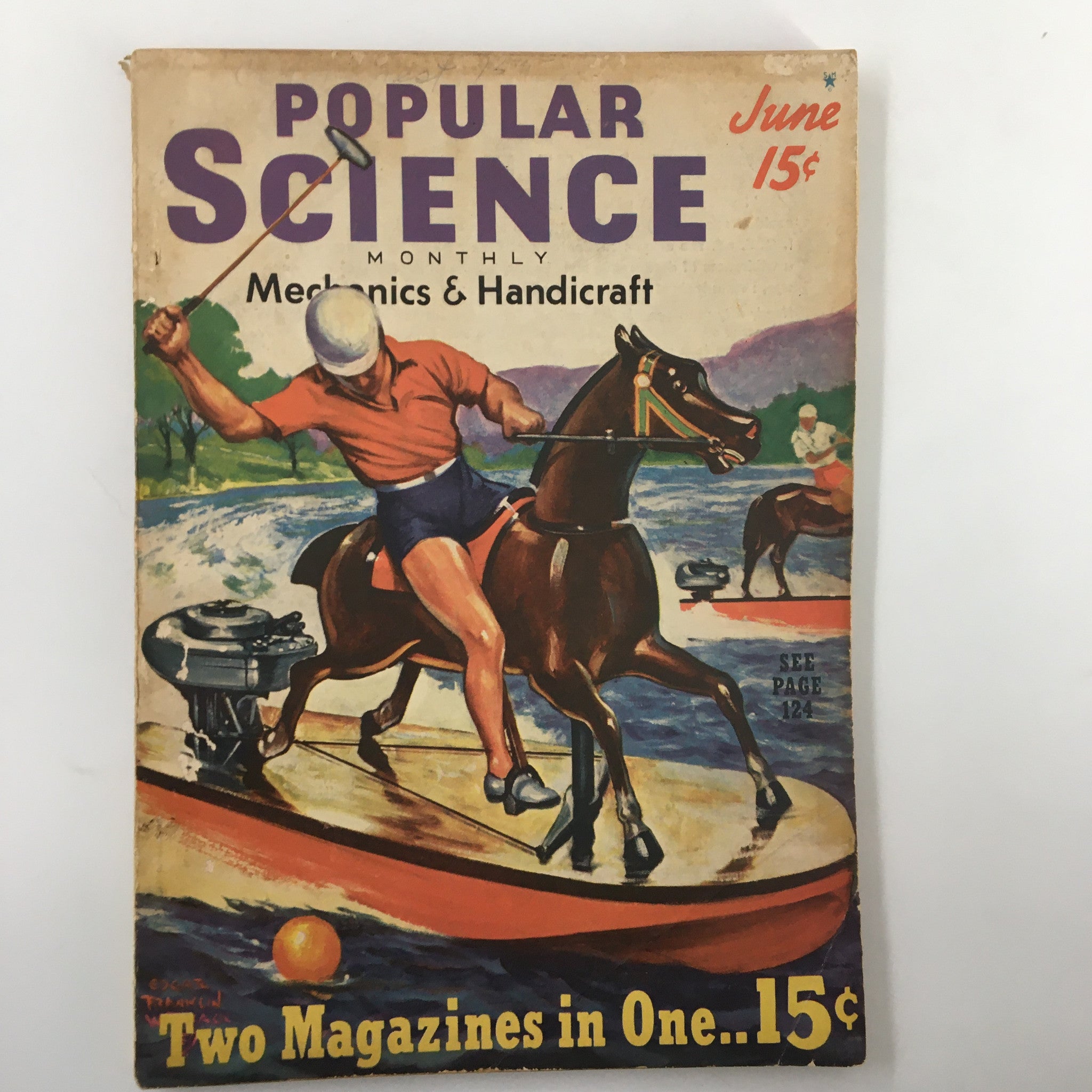 VTG Popular Science Magazine June Vol. 134 Space-Time Inventor No Label