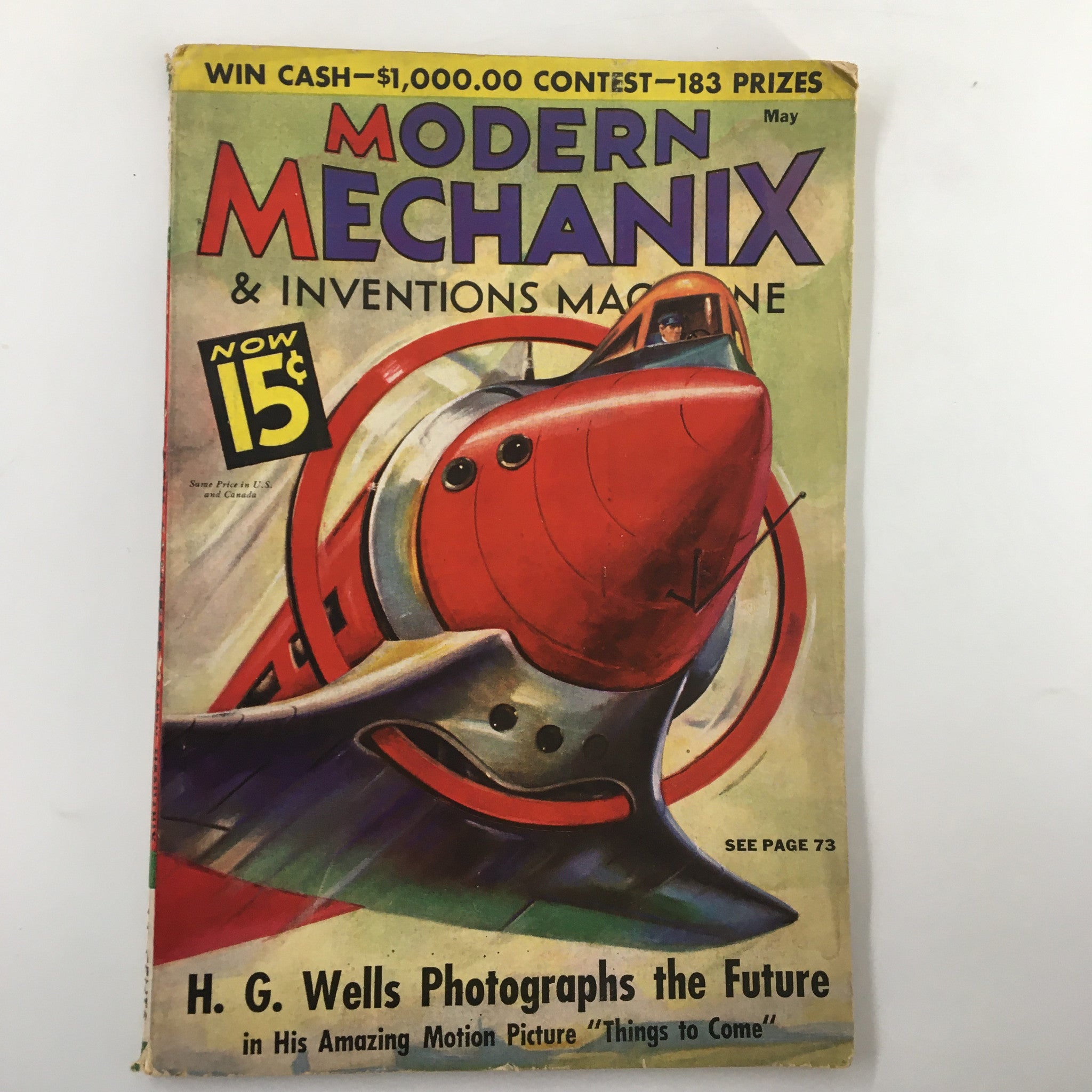 VTG Modern Mechanix Magazine May 1936 The Future in Things To Come No Label