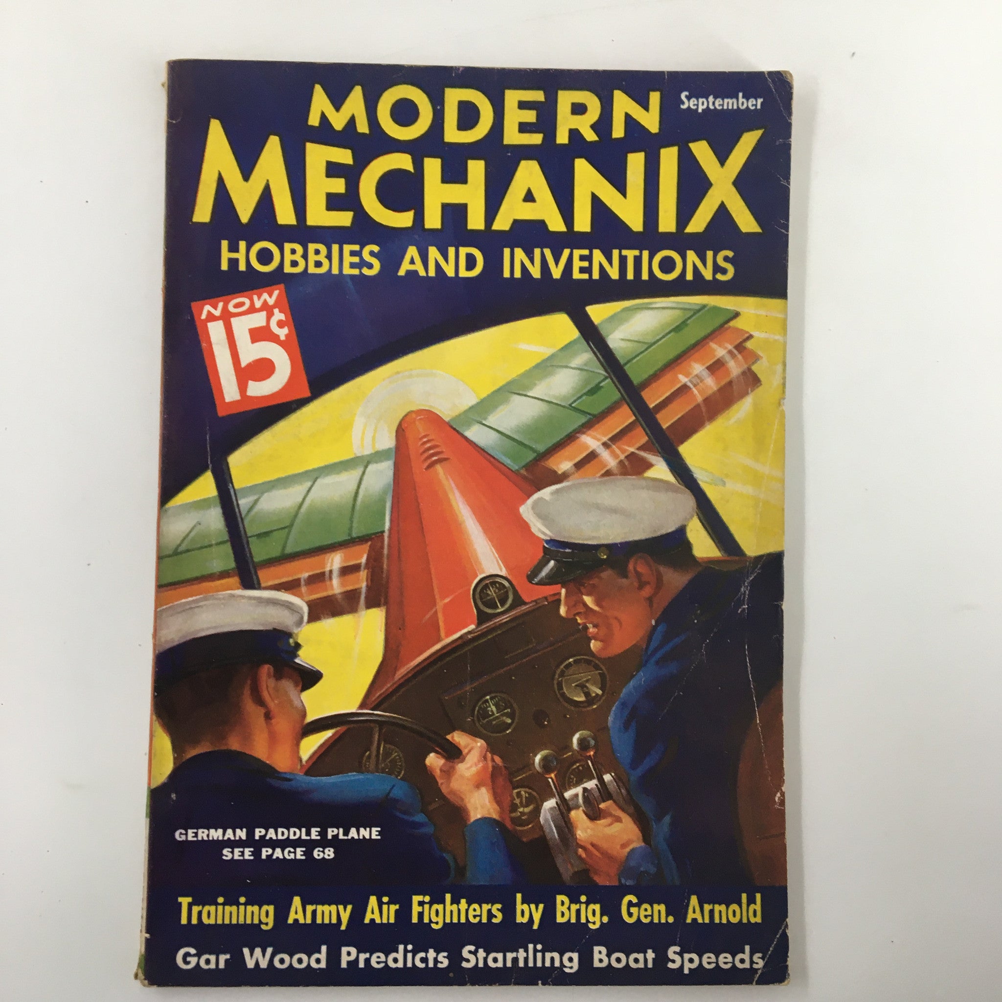 VTG Modern Mechanix Magazine September 1936 German Paddle Lane No Label