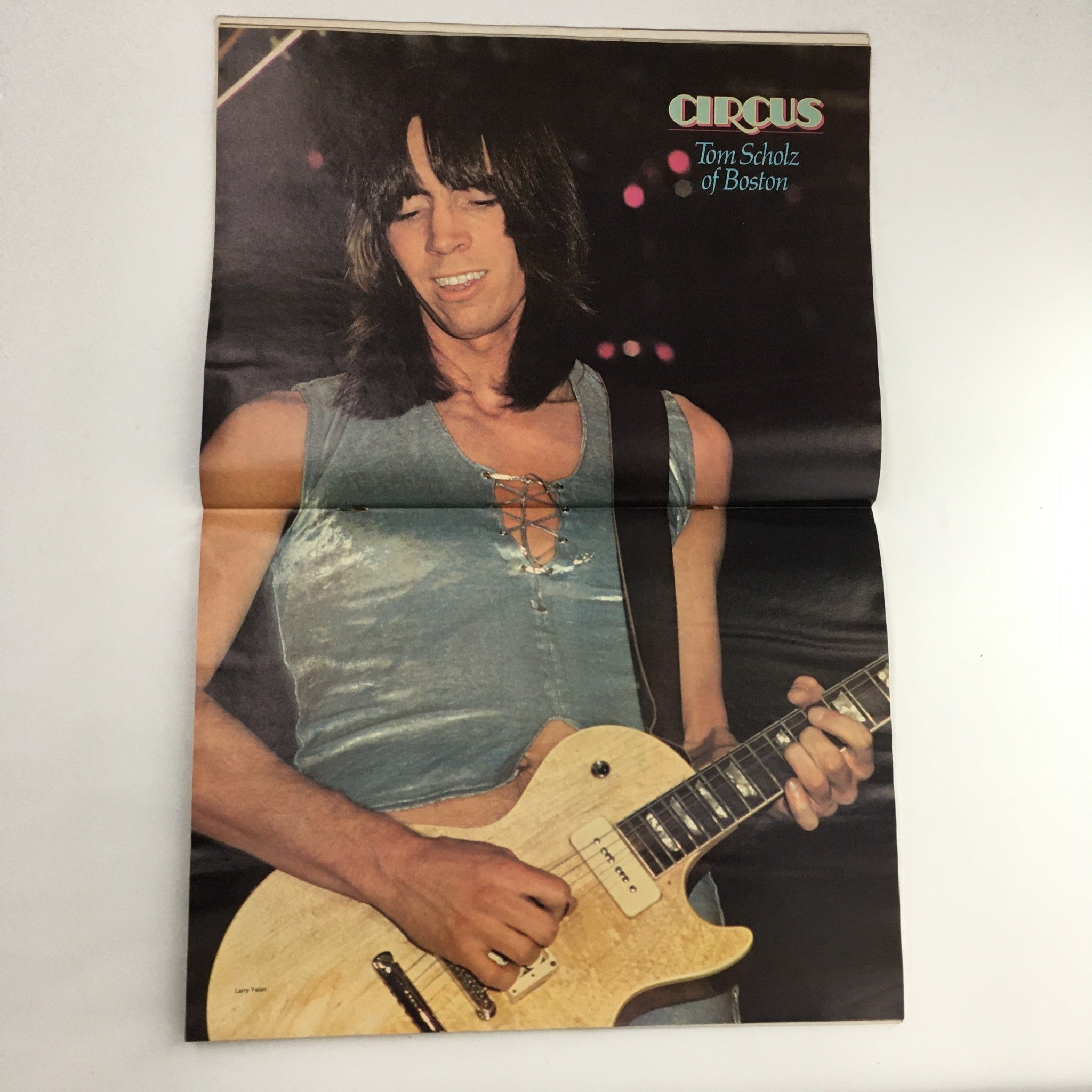 Circus Magazine June 9 1977 Jimmy Page & Tom Scholz of Boston Poster, No Label