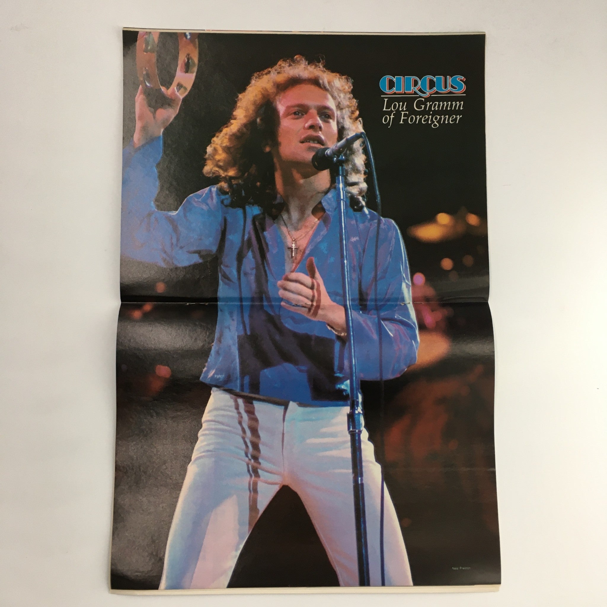 Circus Magazine October 24 1978 Elvis Presley & Lou Gramm Poster, No Label