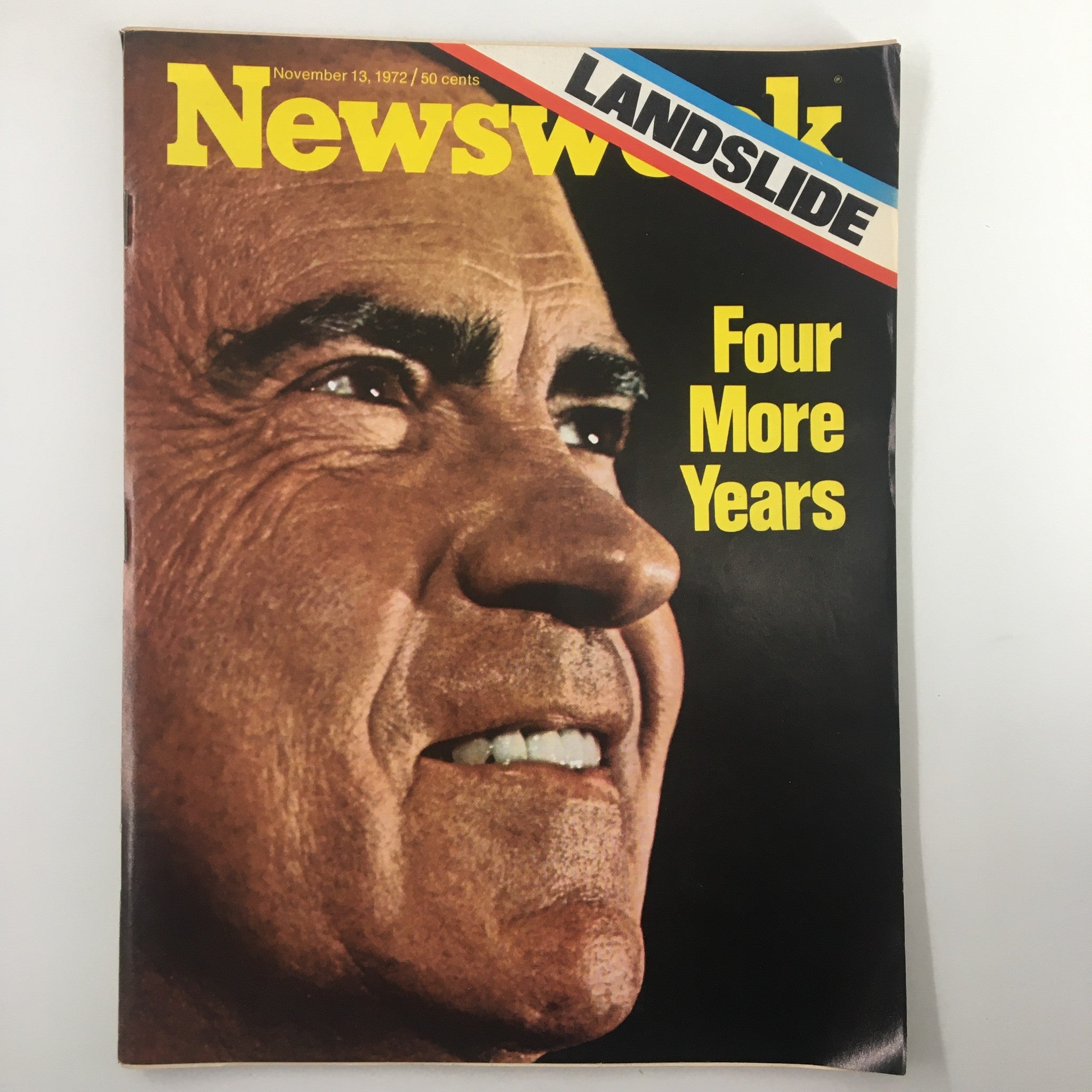 VTG Newsweek Magazine November 13 1972 Richard Nixon Landslie No Label