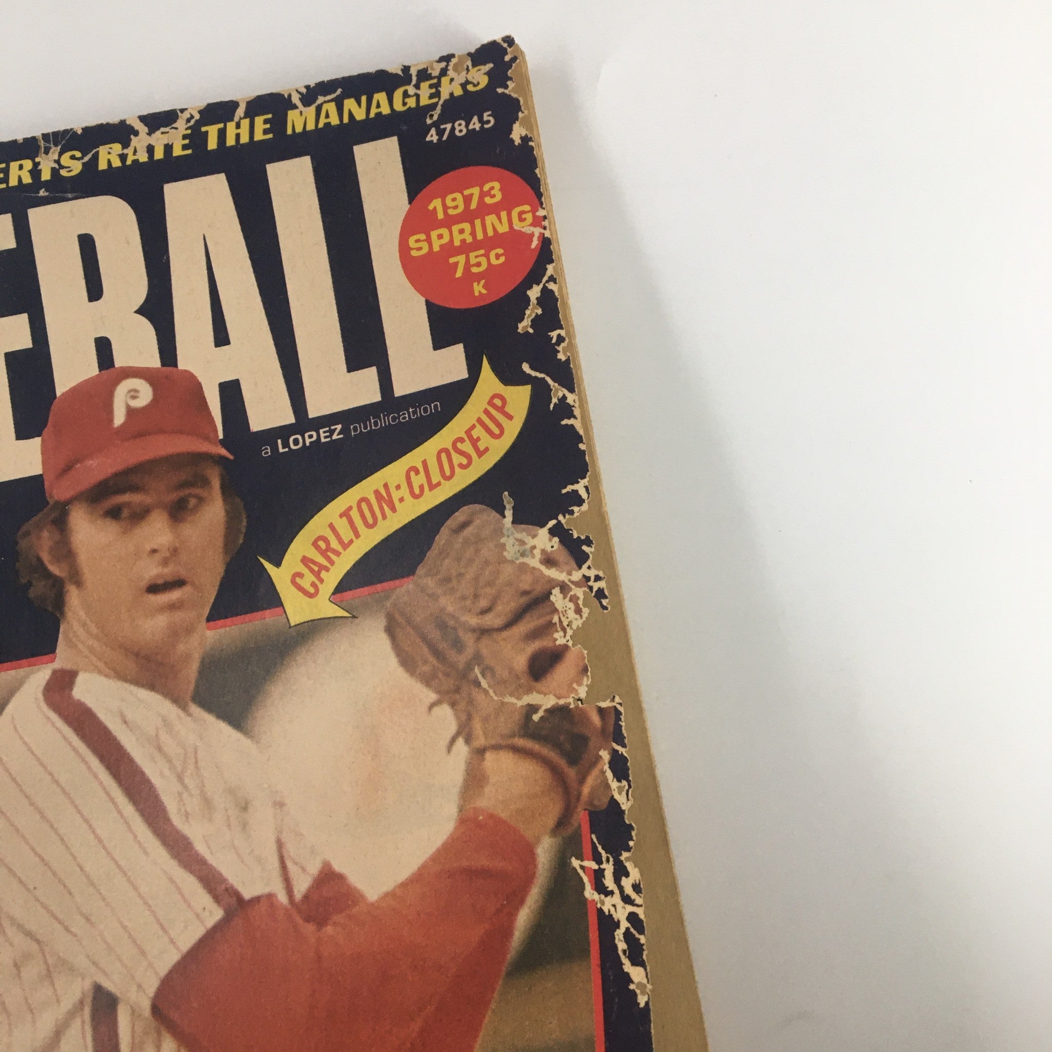 VTG Baseball Magazine Spring 1973 Steve Carlton & Billy Williams No Label