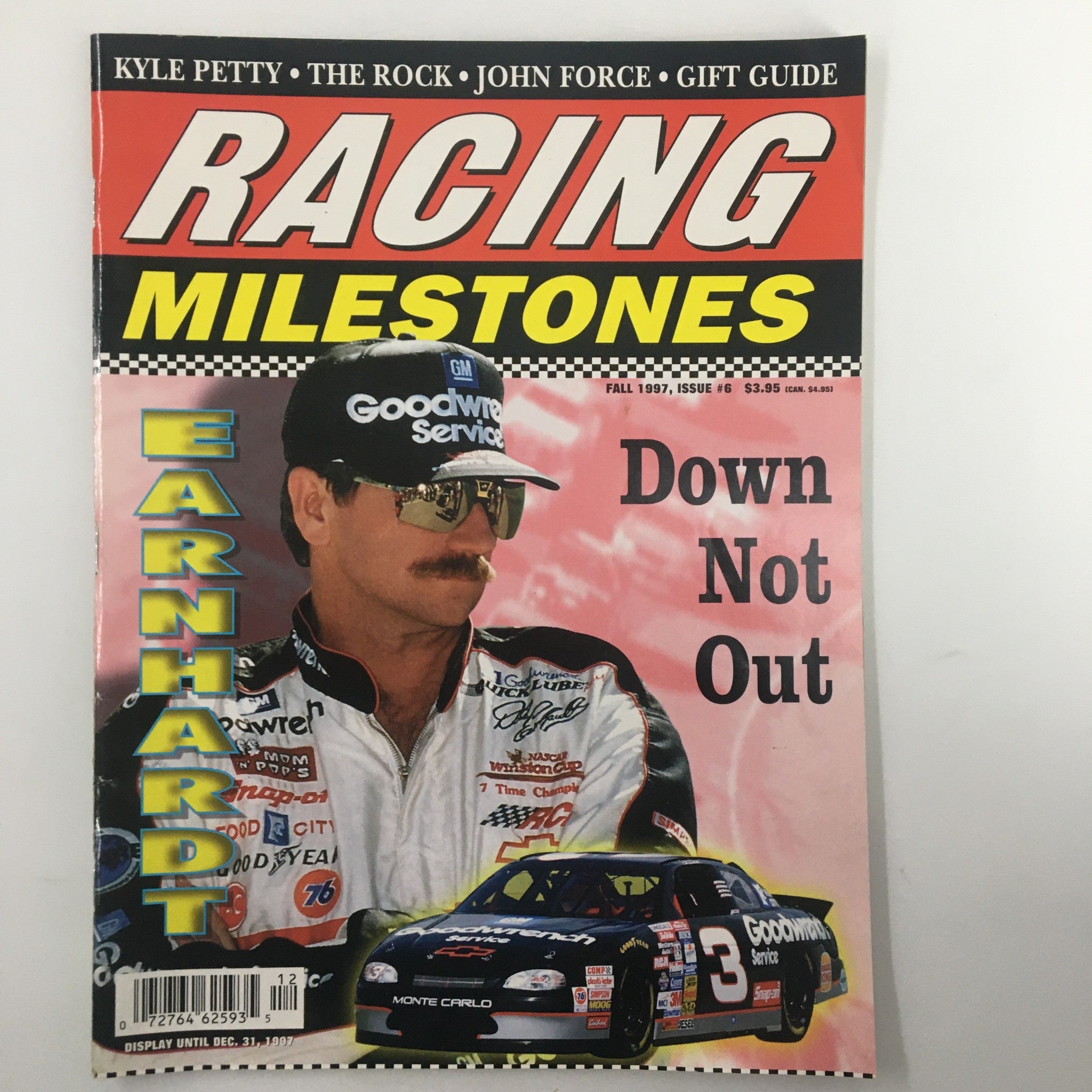 Racing Milestones Magazine Fall 1997 Race Car Driver Dale Earnhardt No Label