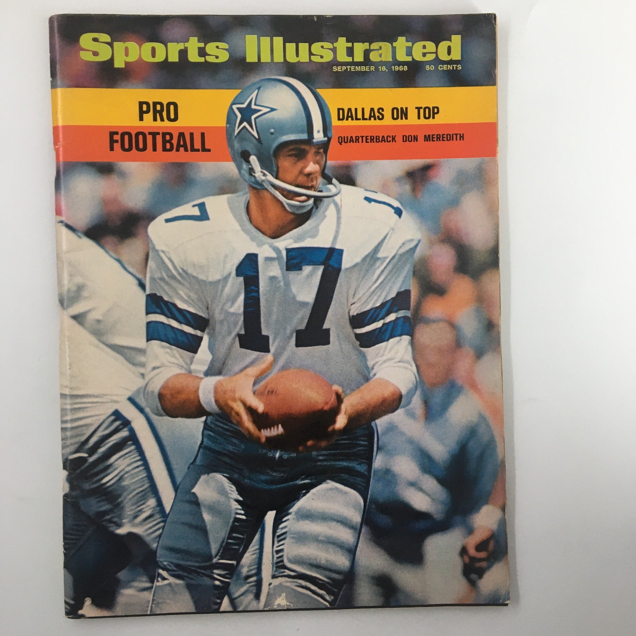 VTG Sports Illustrated Magazine September 16 1968 Quarterback Don Meredith