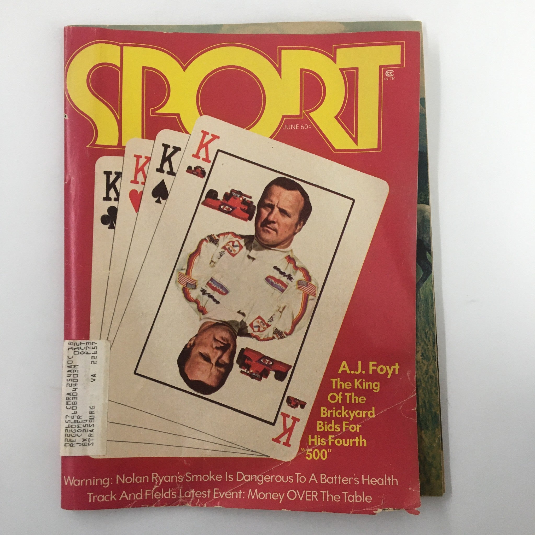 VTG Sport Magazine June 1973 A.J. Froyt The King of the Brickyard Bids