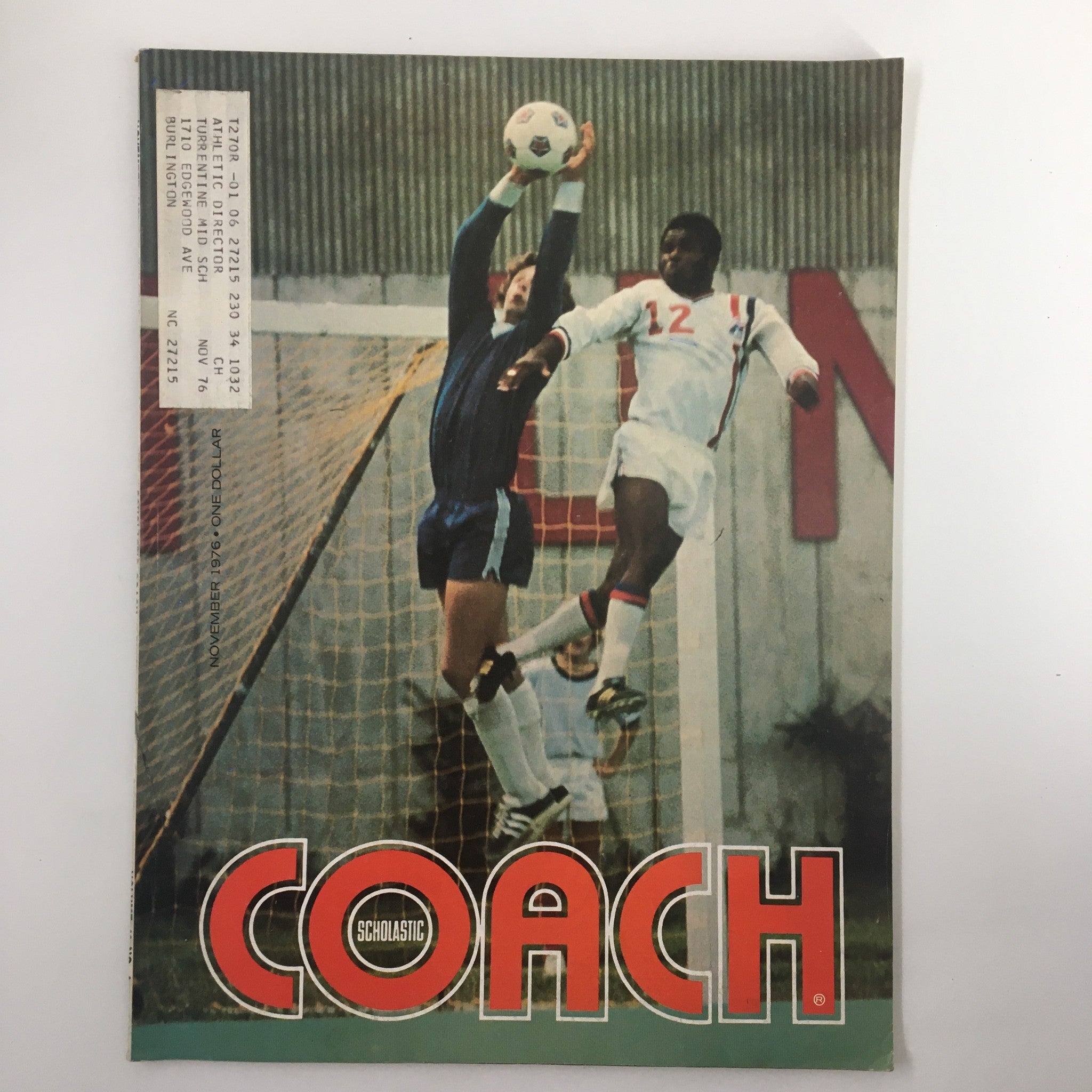 VTG Scholastic Coach Magazine November 1976 Ronald Pownall and Coaches' Corner