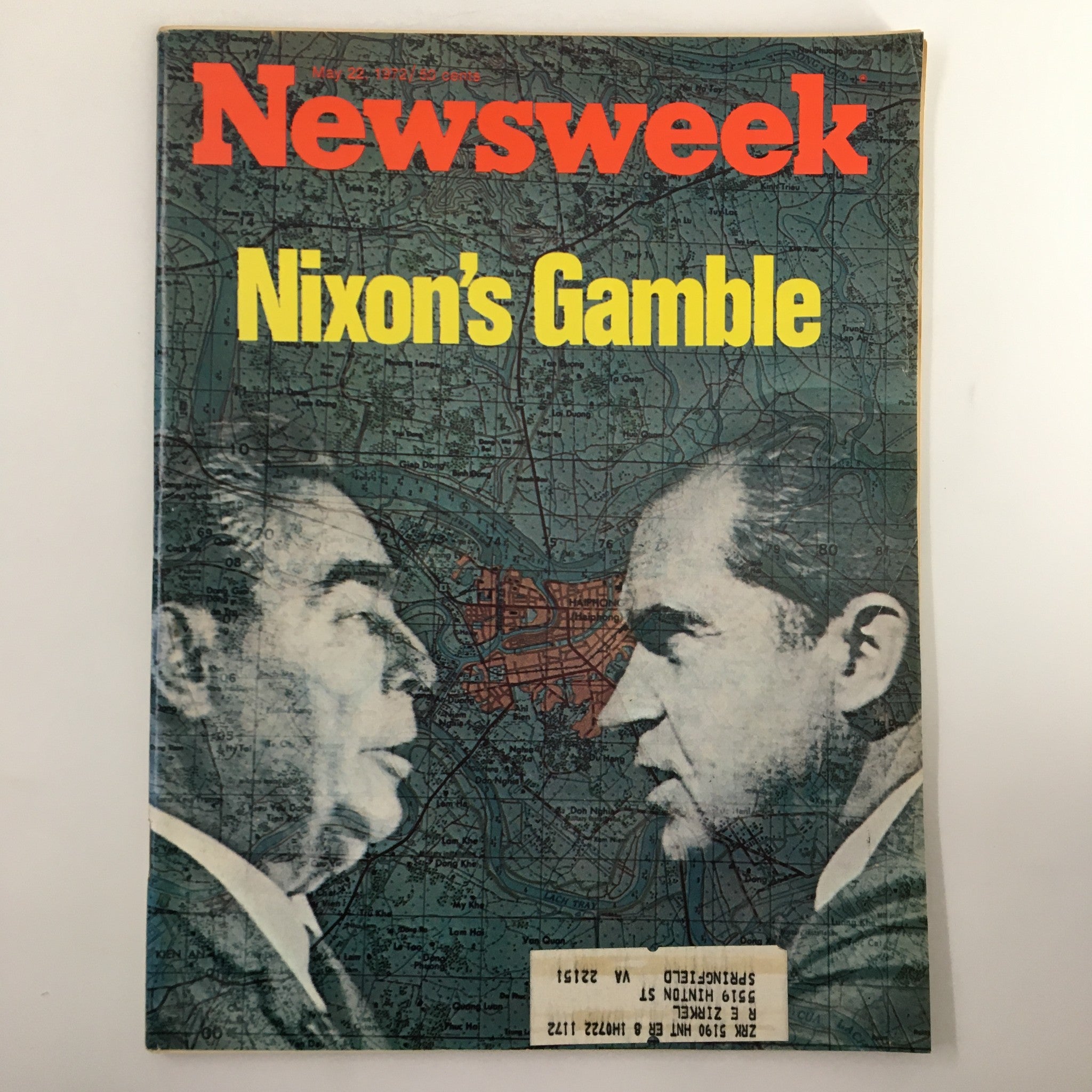 VTG Newsweek Magazine May 22 1972 Leonid Brezhnev & Richard Nixon's Gamble