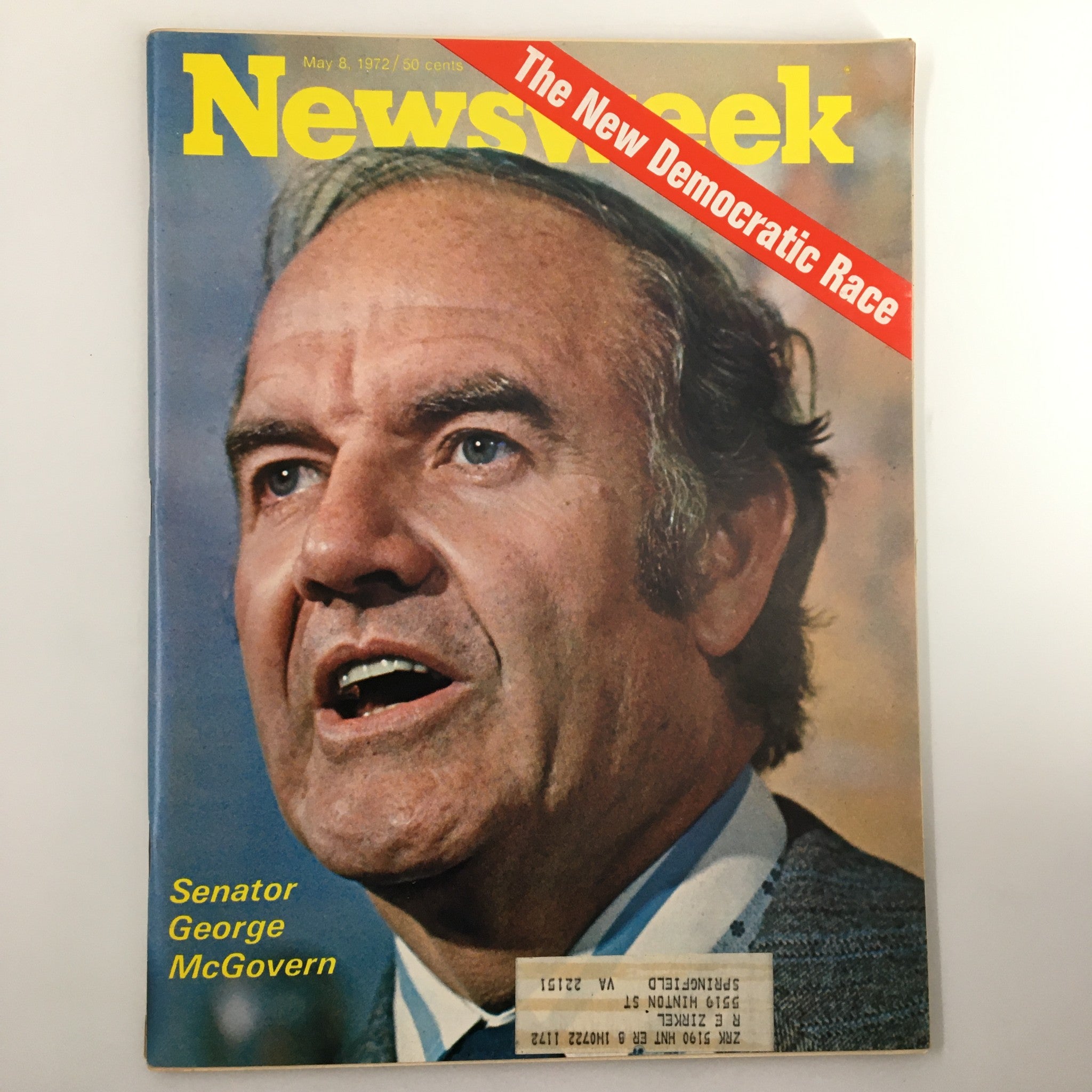 VTG Newsweek Magazine May 8 1972 Senator George McGovern The New Democratic Race