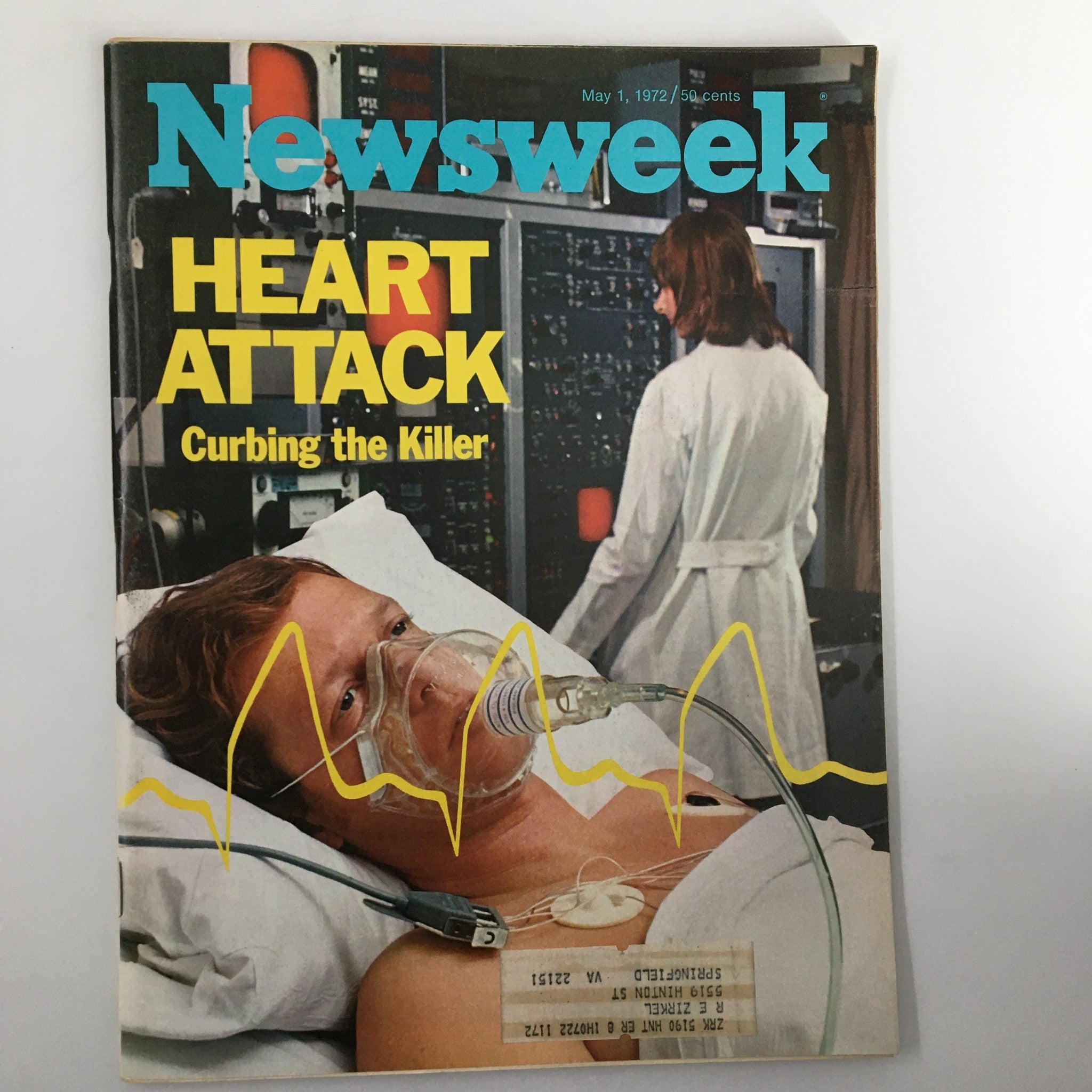 VTG Newsweek Magazine May 1 1972 Heart Attack Curbing the Killer