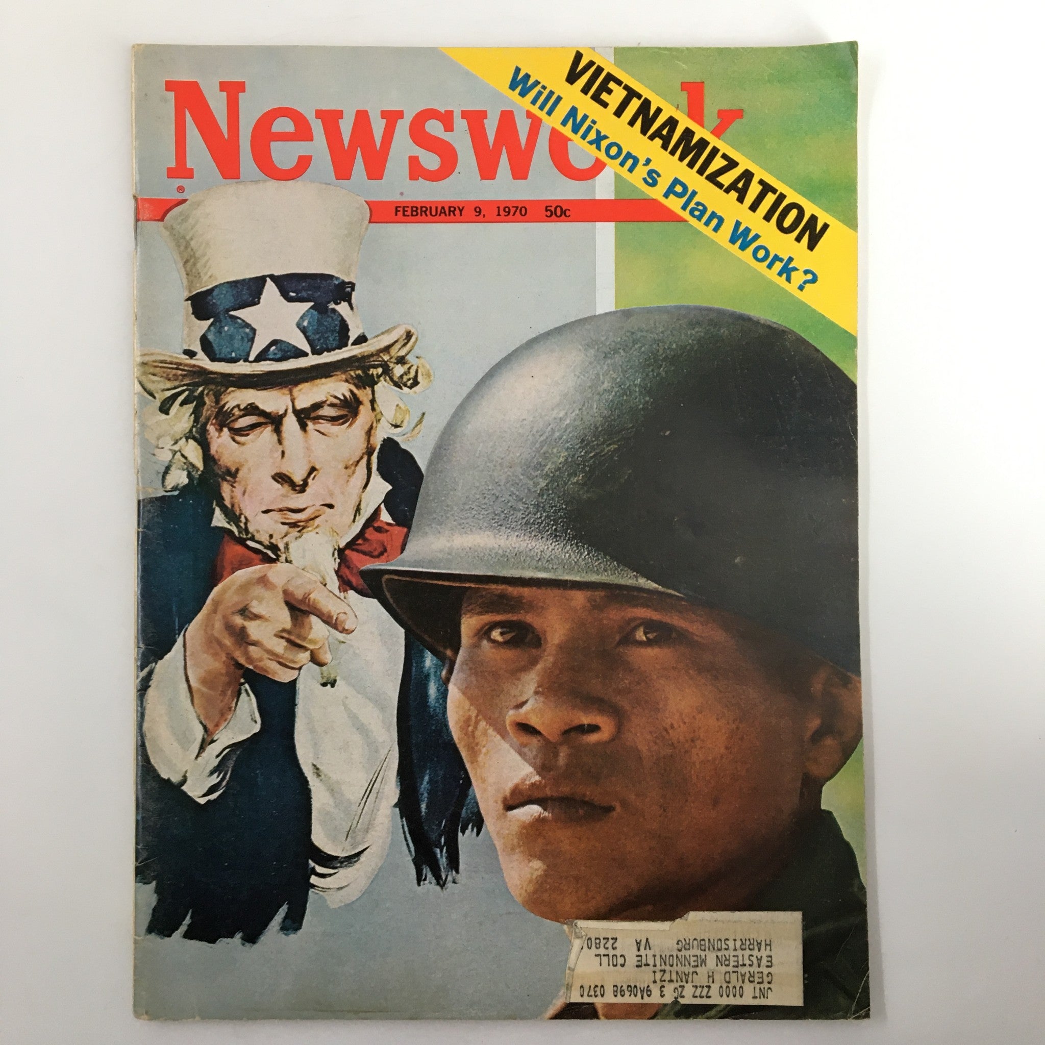 VTG Newsweek Magazine February 9 1970 Vietnamization Will Nixon's Plan Work