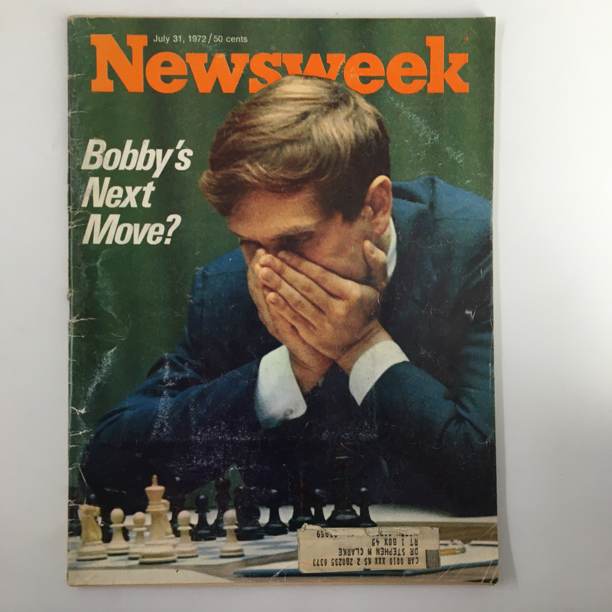 VTG Newsweek Magazine July 31 1972 What is Bobby Fischers Next Move?