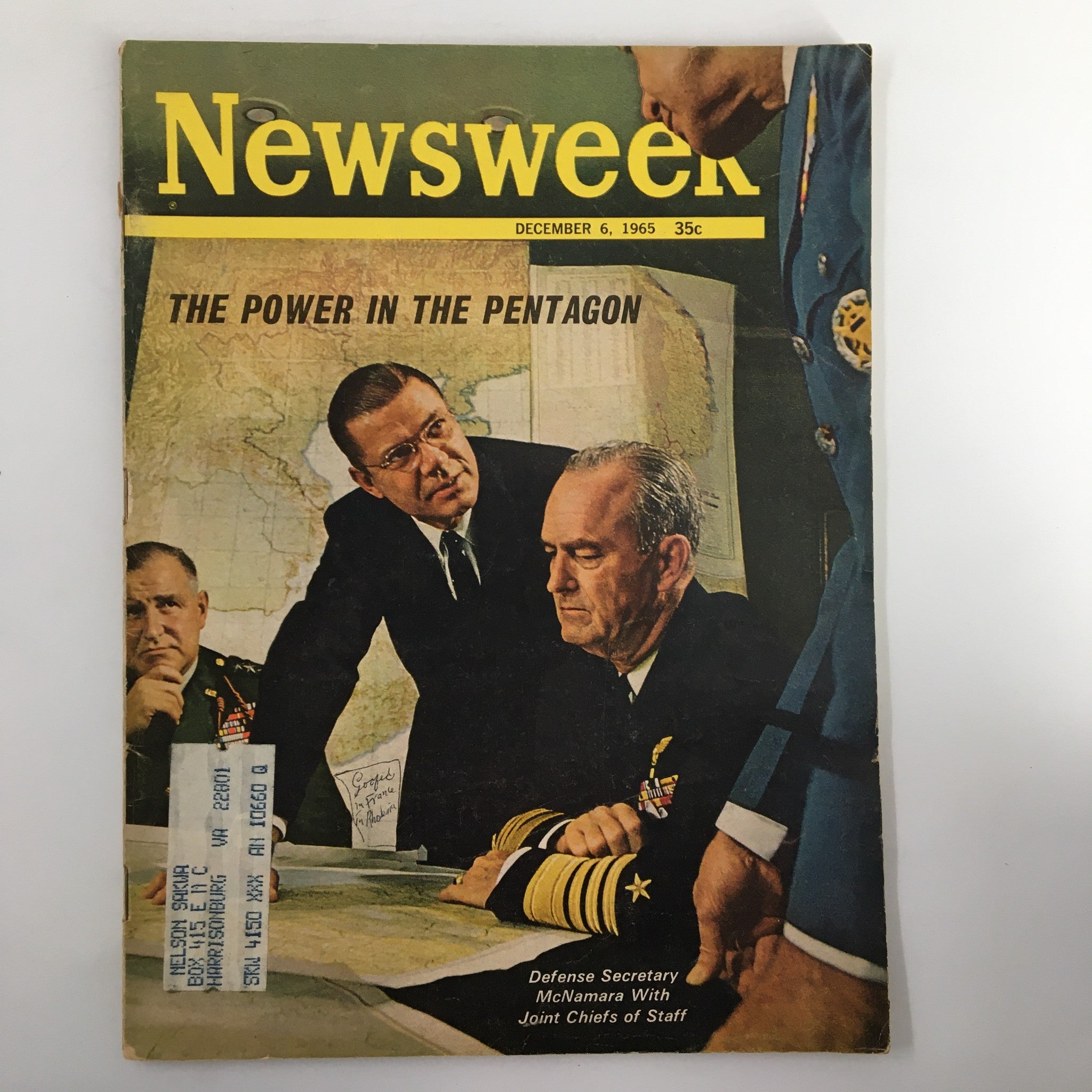 VTG Newsweek Magazine December 6 1965 Defense Secretary Robert McNamara