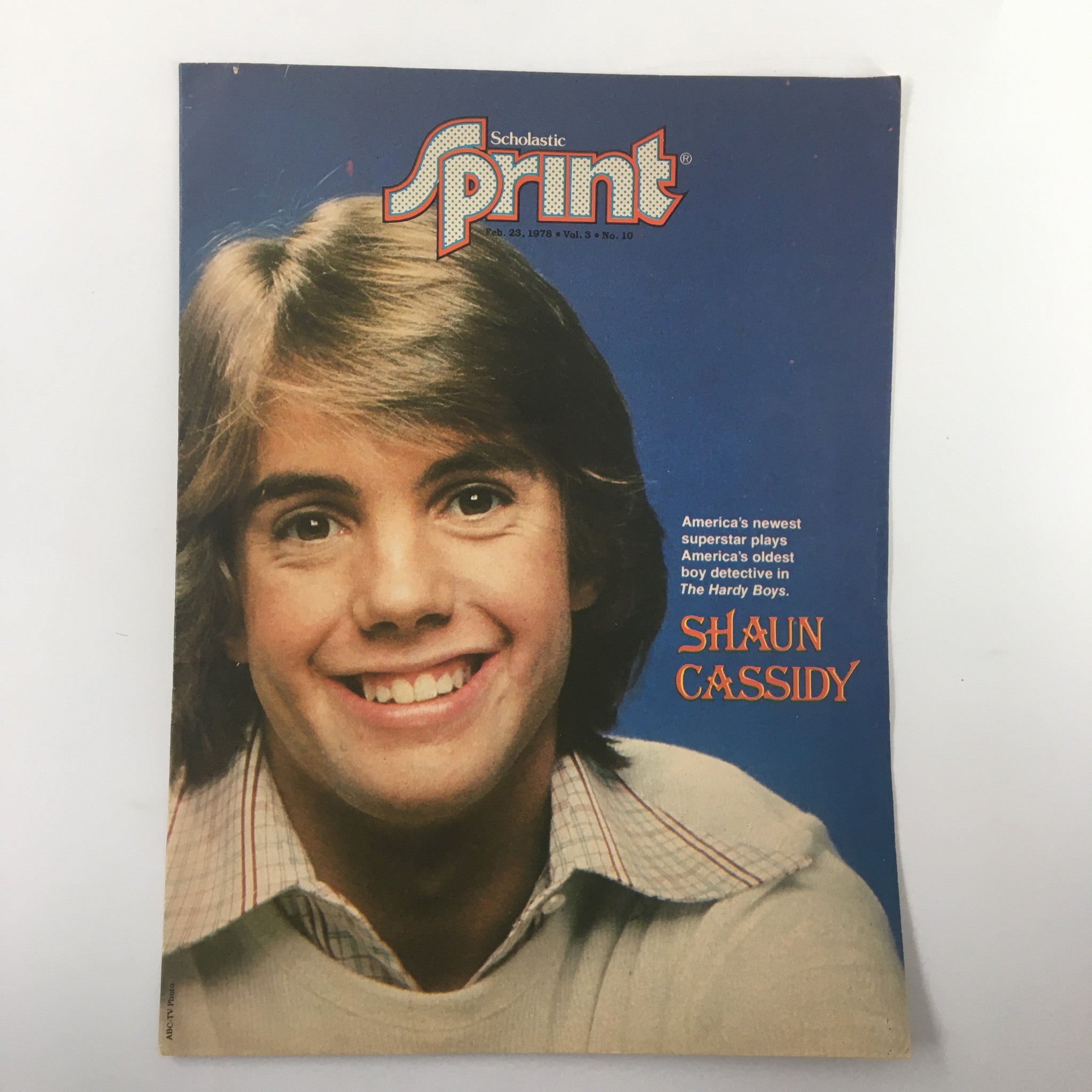 VTG Scholastic Scholar Magazine February 23 1978 Superstar Shaun Cassidy