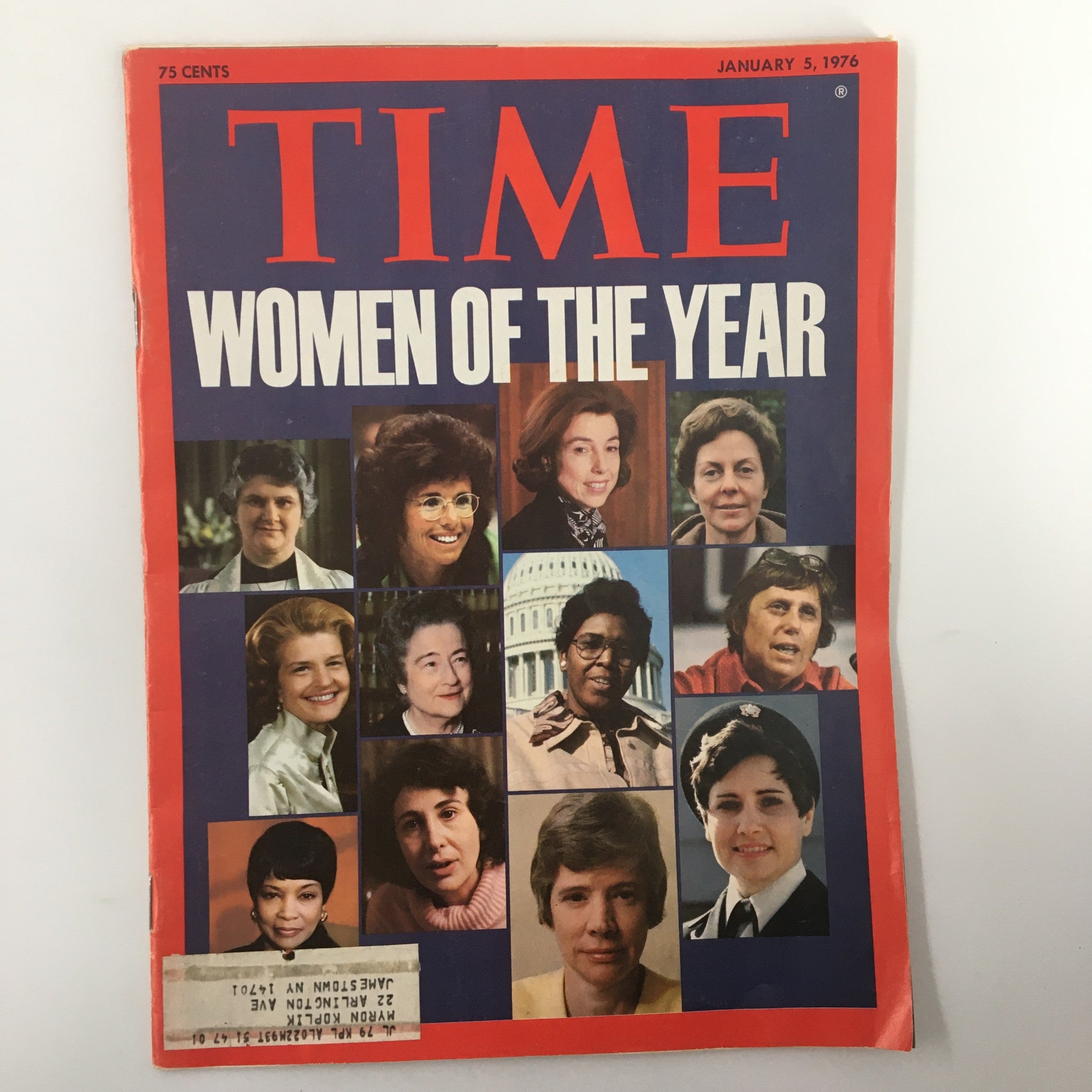 VTG Time Magazine January 5 1976 The Women of The Year 1976