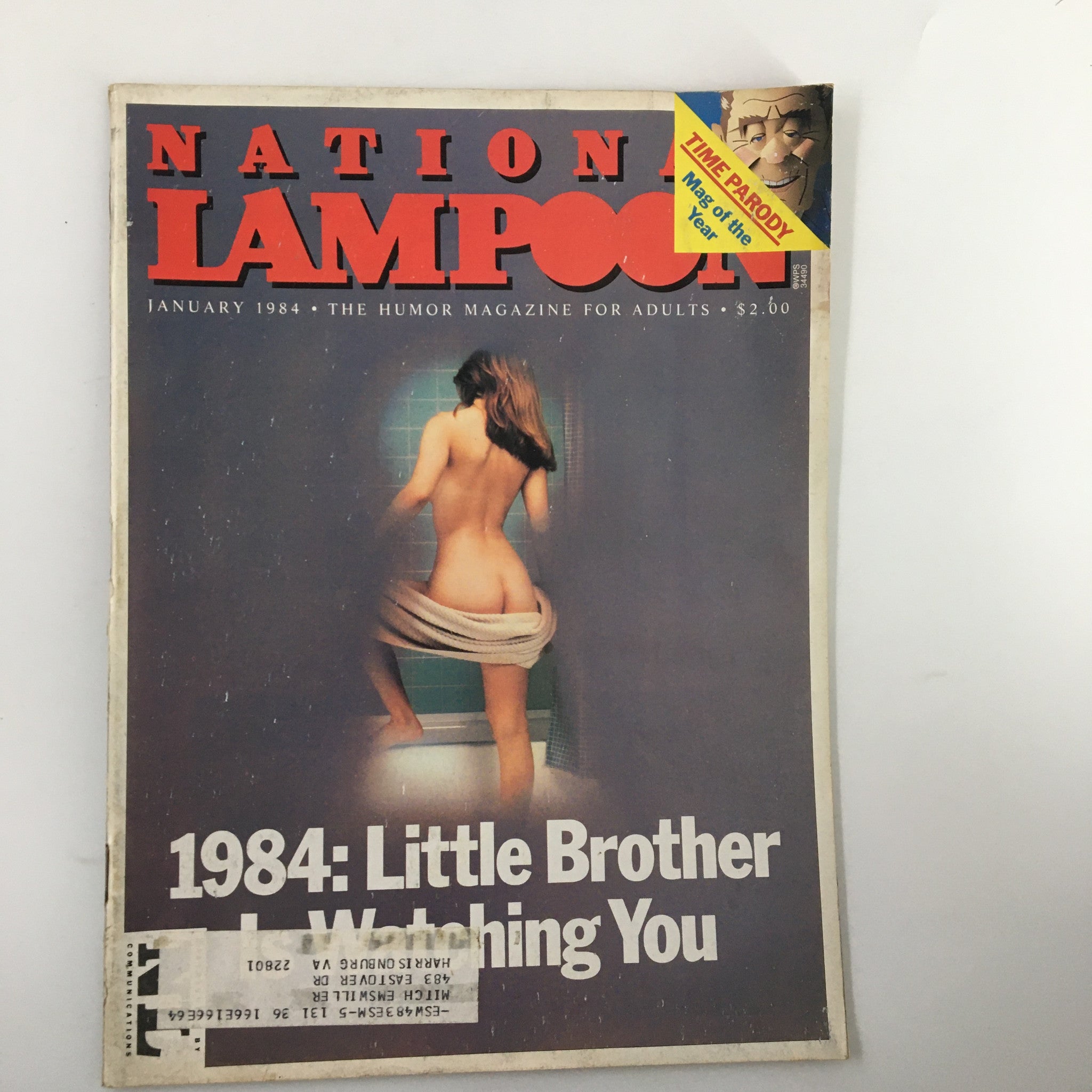 VTG National Lampoon Humor Magazine January 1984 Little Brother is Watching You