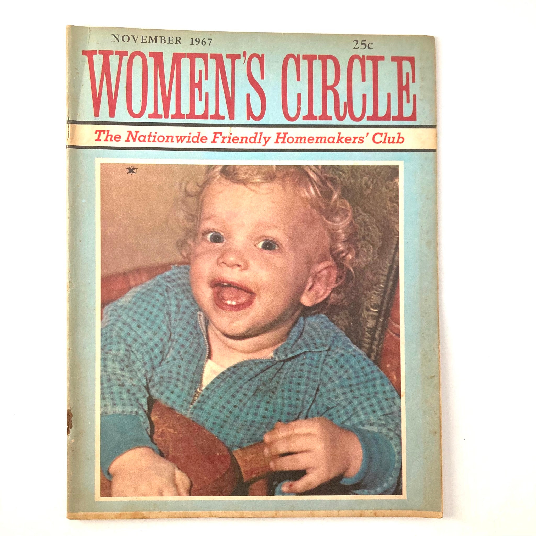 VTG Women's Circle Magazine November 1967 Raggedy Ann of the Ozarks No Label