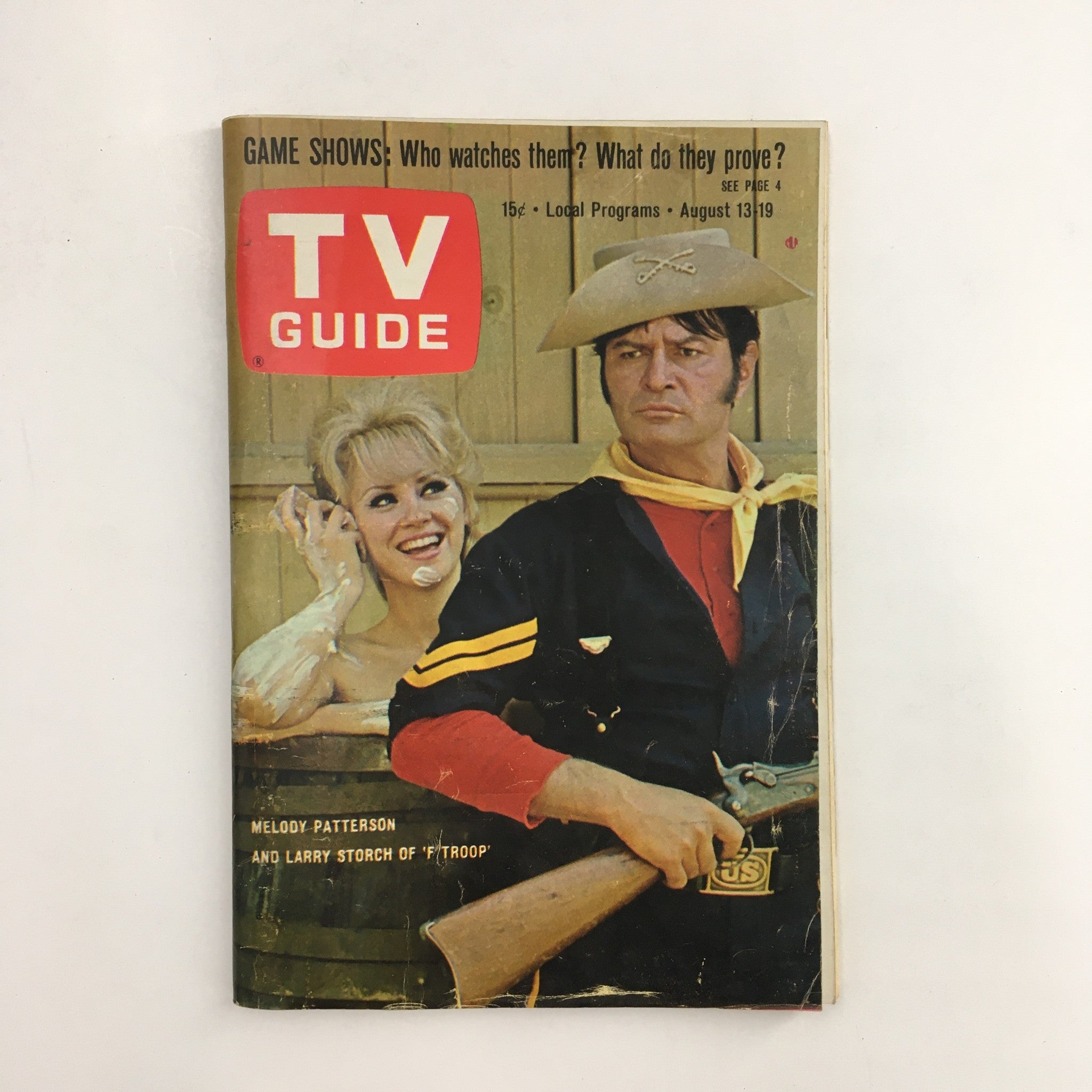 TV Guide Magazine August 13 1966  Melody Patterson Cover, No Label Rochester NY