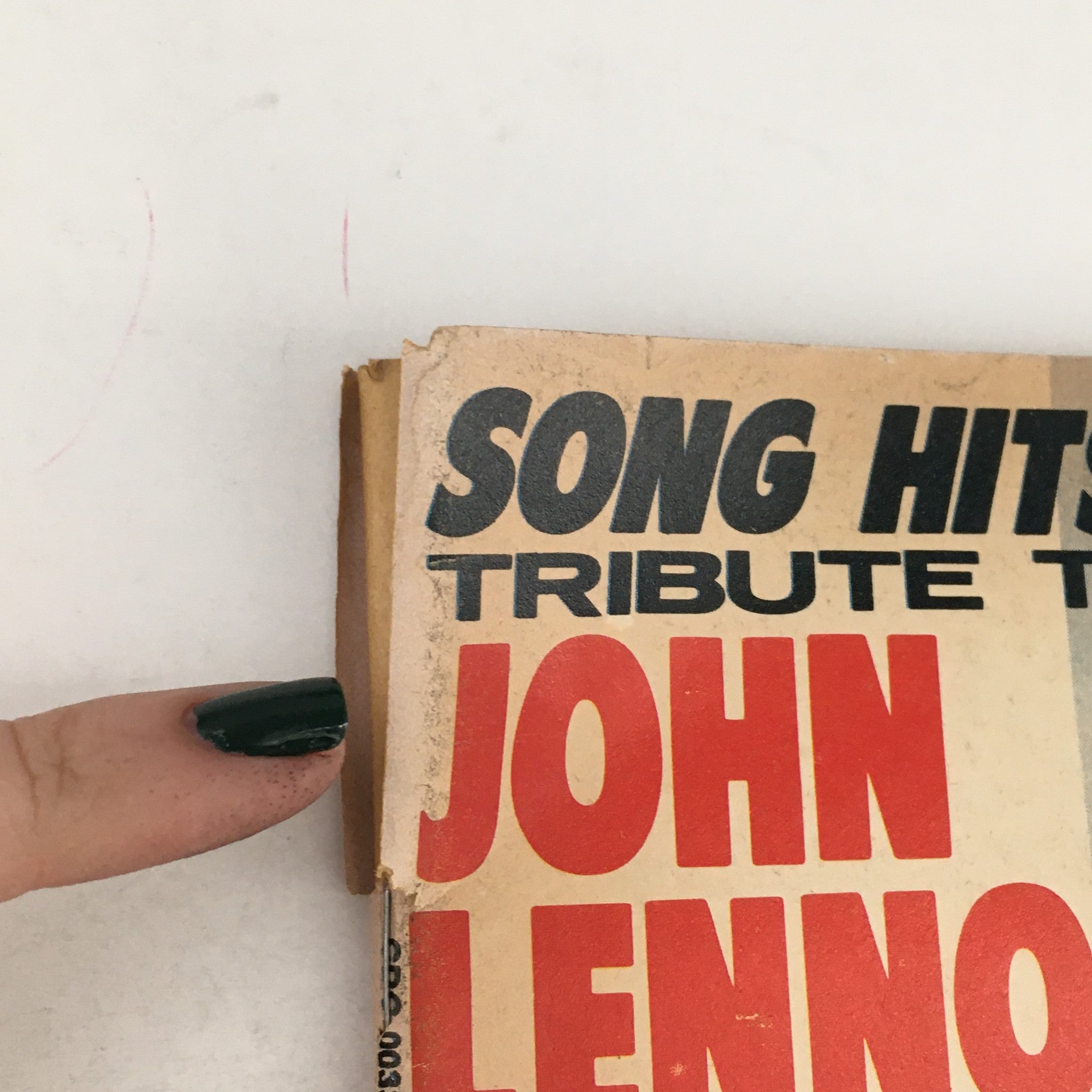 Song Hits' 1981 Tribute to John Lennon A Legend, Yoko Ono Feature, No Label