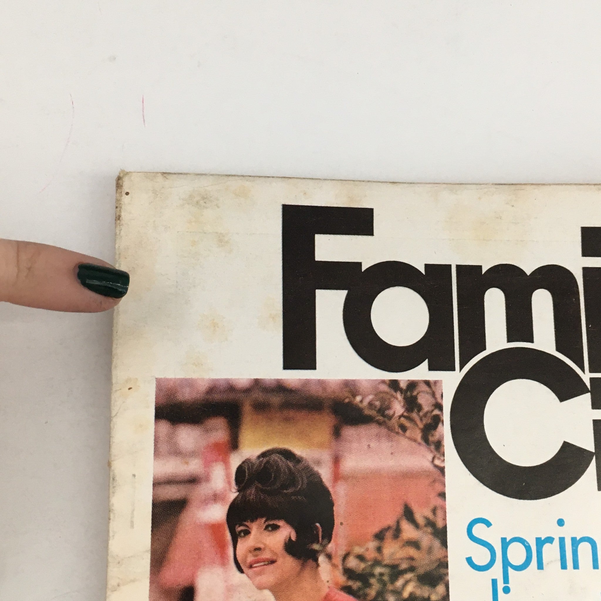 Family Circle Magazine April 1966 Spring Hair Styles Direct From Paris, No Label