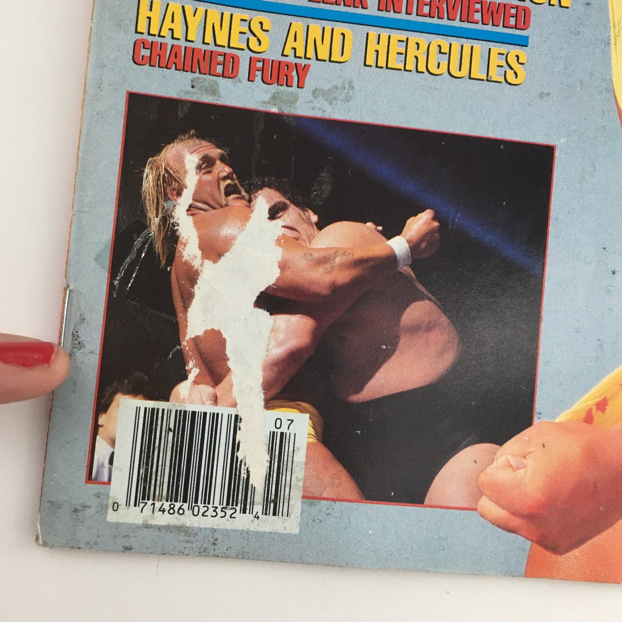 WWF Magazine July 1987 Hulk Hogan vs Andre The Giant & Haynes & Hercules Feature