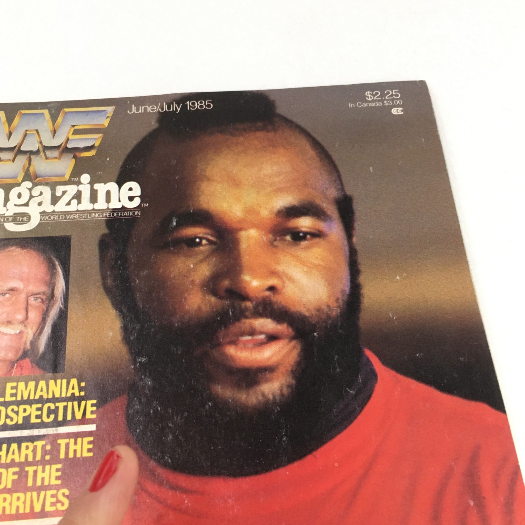 WWF Magazine June-July 1985 Hulk Hogan & Mr. T & Jimmy Hart Feature, No Label