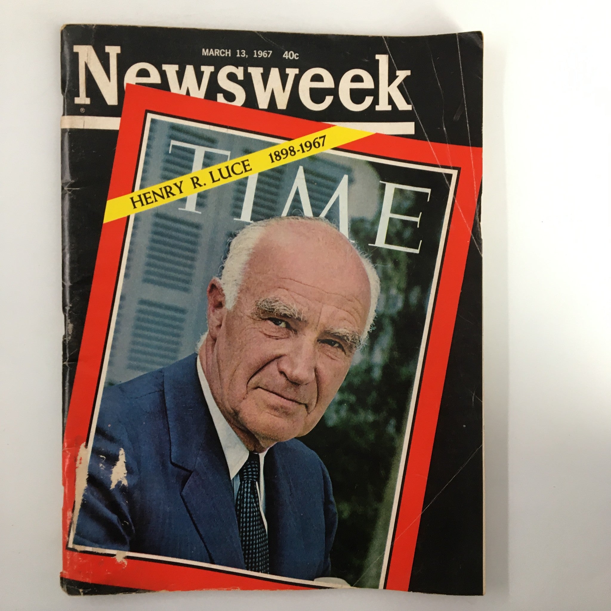 VTG Newsweek Magazine March 13 1967 Henry R. Luce 1898 - 1967