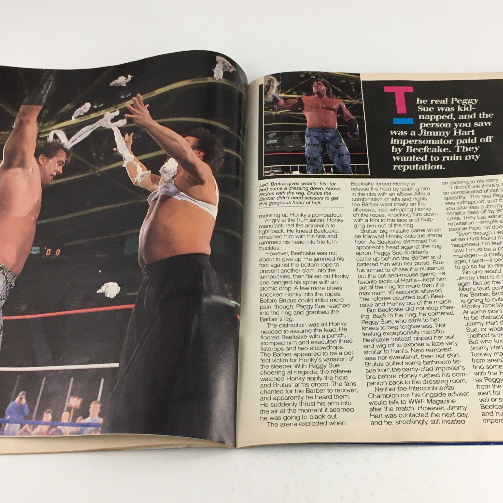 WWF Magazine August 1988 Bret Hart & Randy Savage & Jake The Snake, No Label