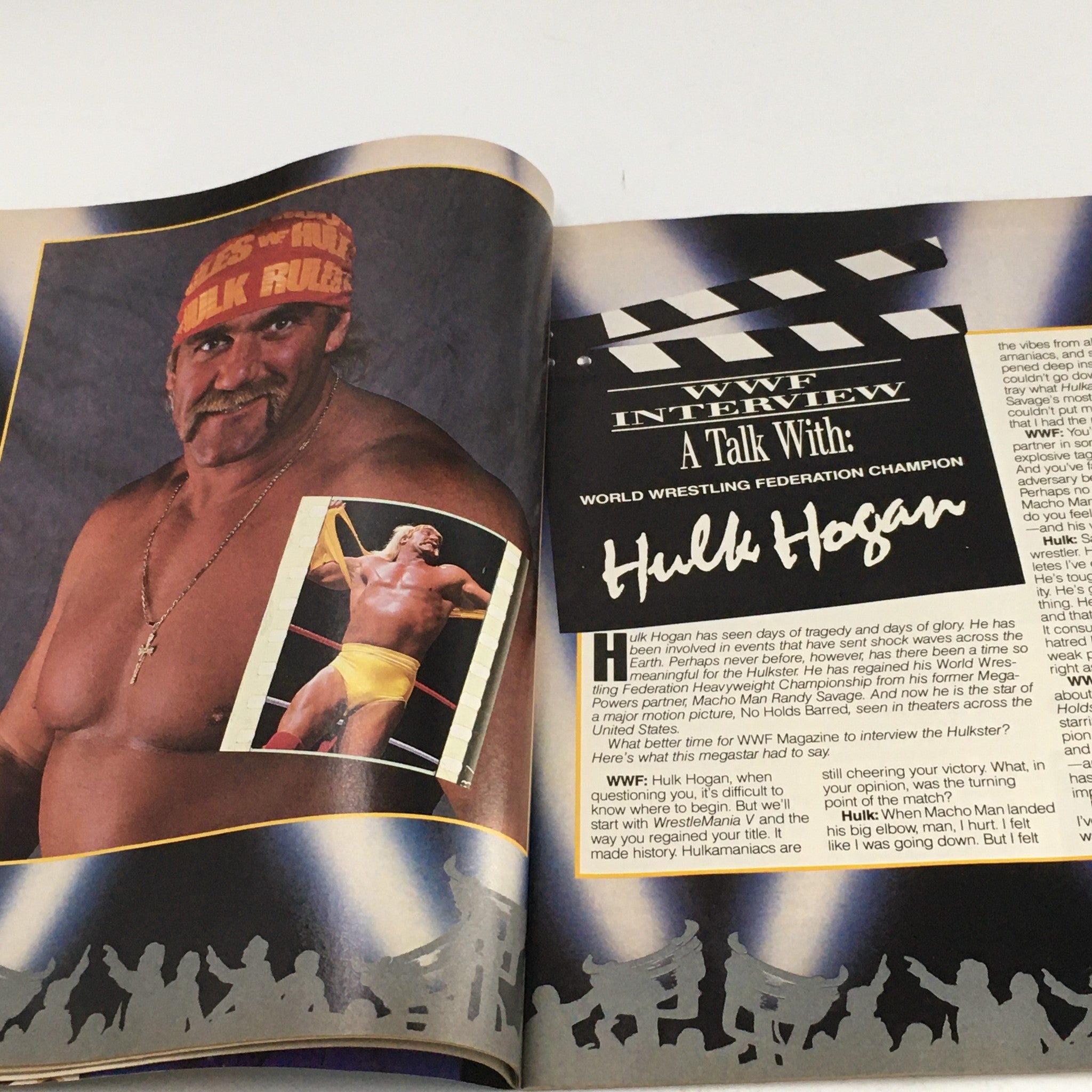 WWF Magazine July 1989 Hulk Hogan & Brutus Beefcake & Jake The Snake, No Label