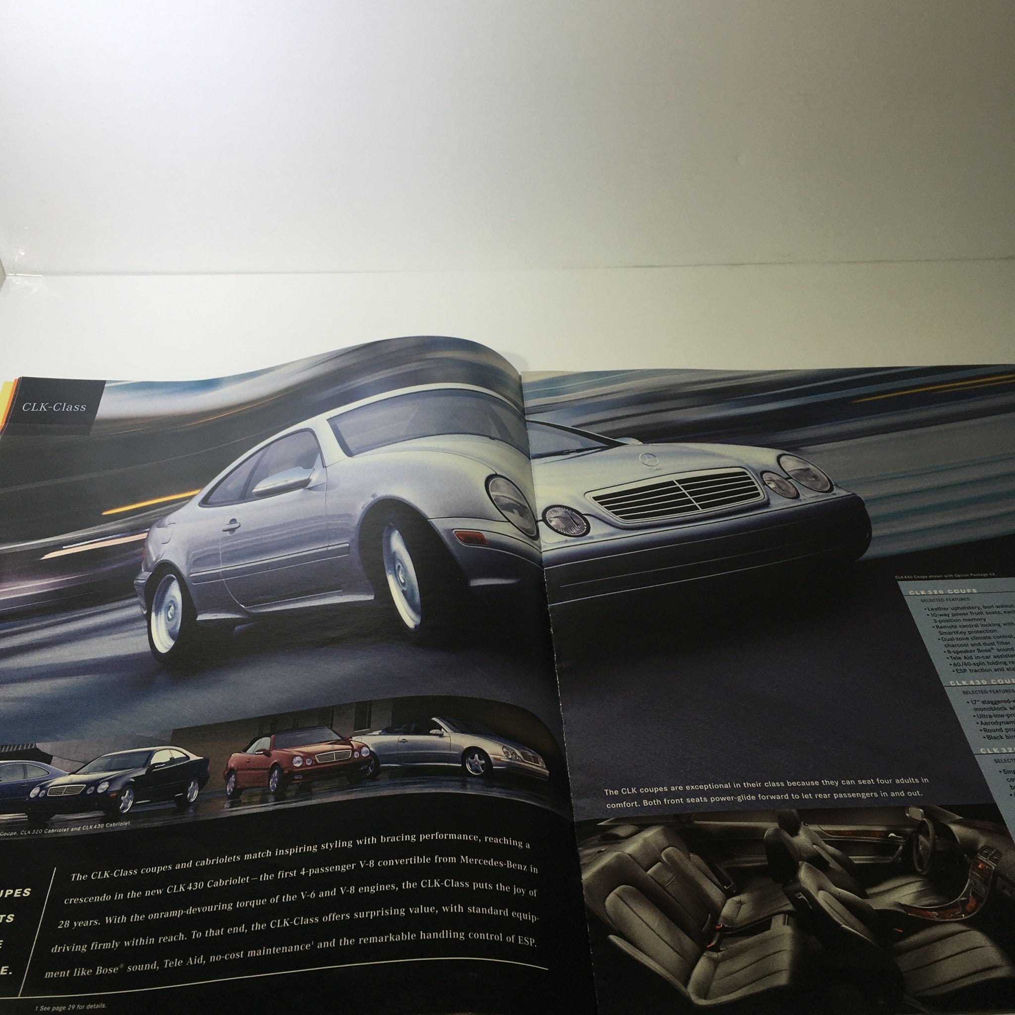 2000 Mercedes-Benz CLK-Class S-Class Dealership Catalog Brochure