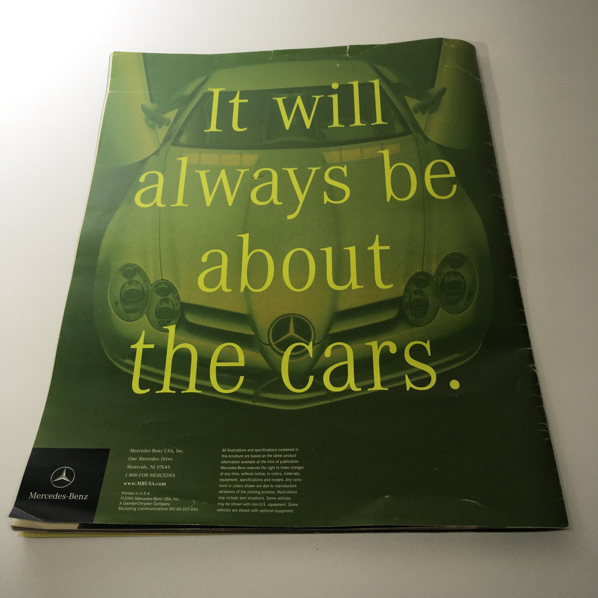 2000 Mercedes-Benz CLK-Class S-Class Dealership Catalog Brochure