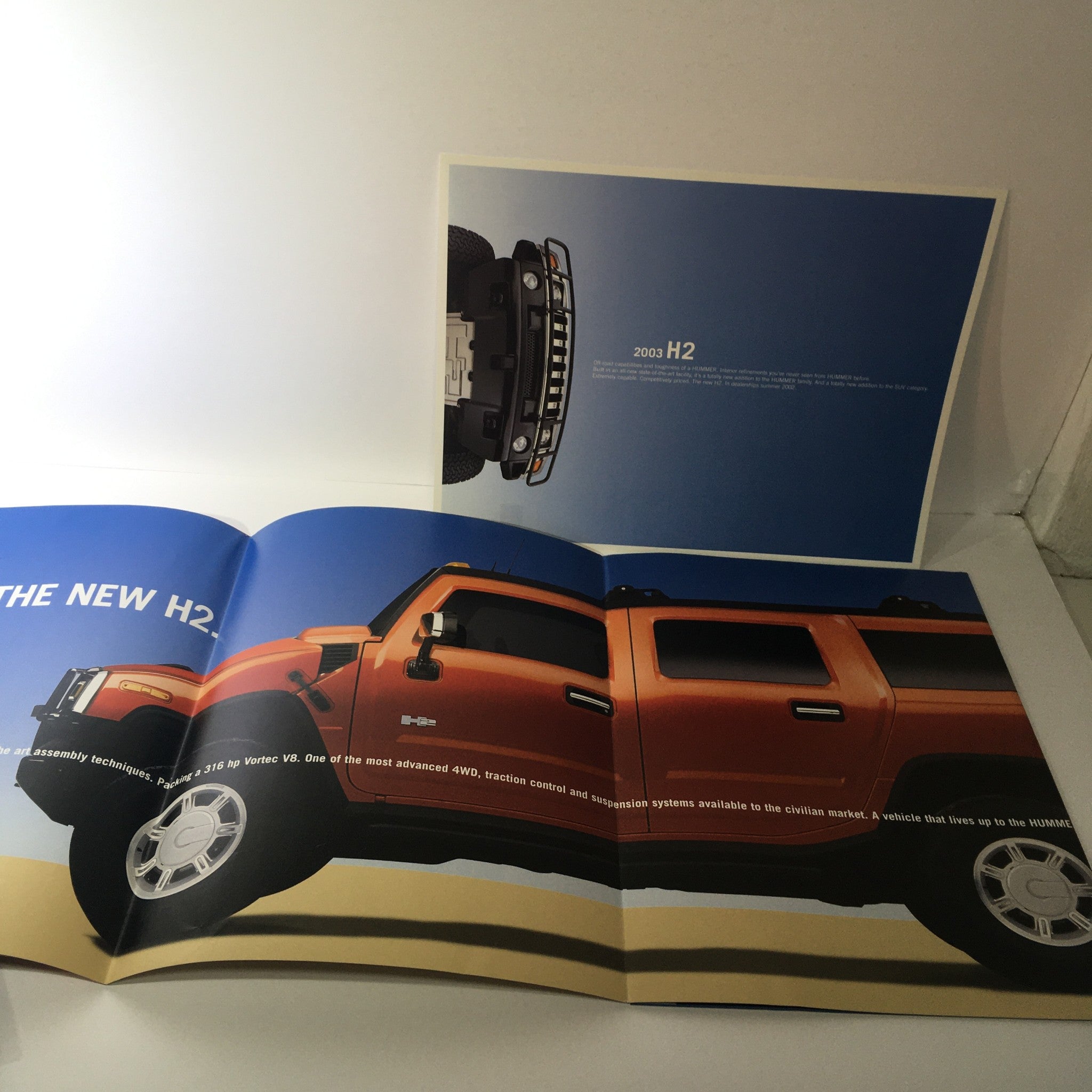 2003 Hummer H2 4x4 Dealership Car Auto Catalog Brochure